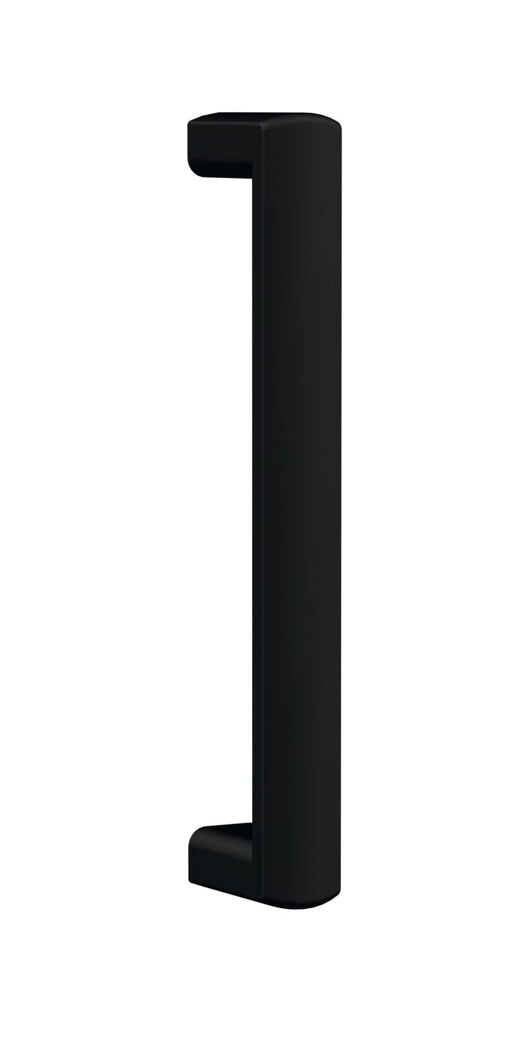 Black bathroom grab bar for safety and support in modern bathroom design. Durable, non-slip handle suitable for shower and bath areas. Enhances bathroom safety and accessibility.