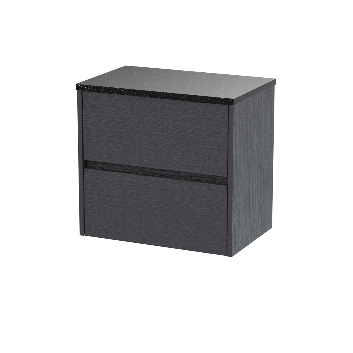 Nuie Havana 2 Drawer Wall Hung Vanity Unit With Worktop