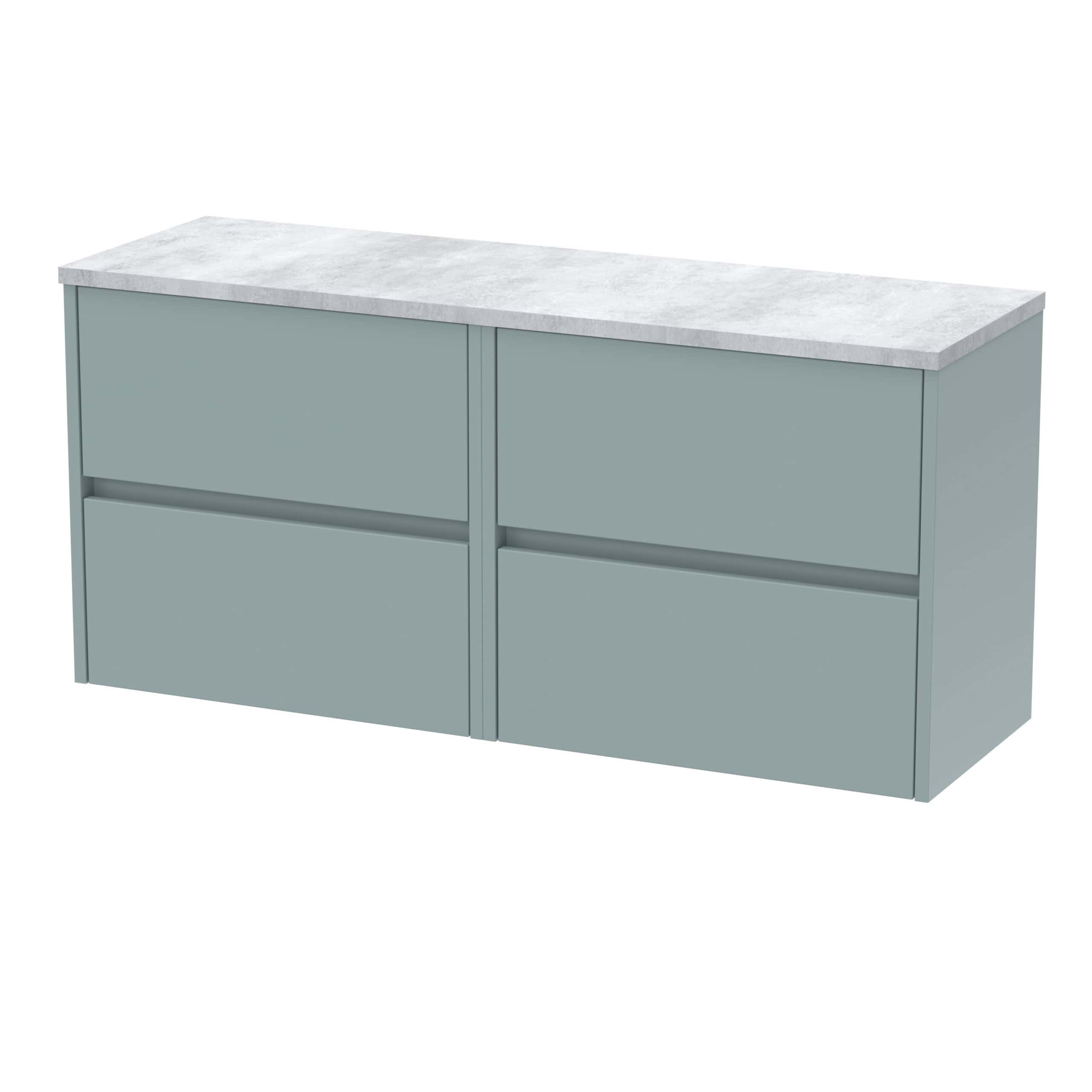 Sleek grey bathroom vanity with marble countertop, modern design, spacious storage drawers, perfect for contemporary bathroom decor, high-quality materials, and durable finish, ideal for homeowners seeking style and functionality.