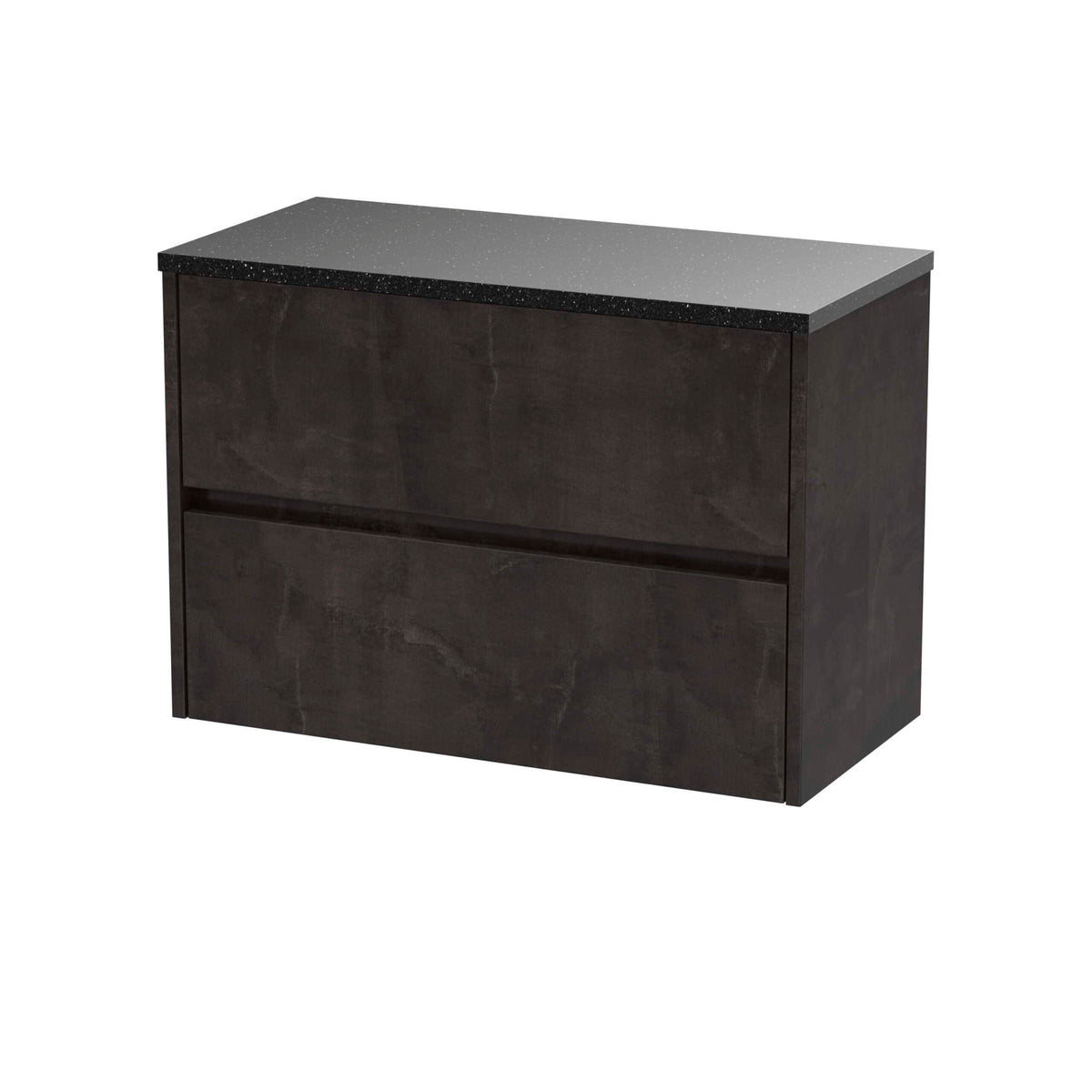 Nuie Havana 2 Drawer Wall Hung Vanity Unit With Worktop