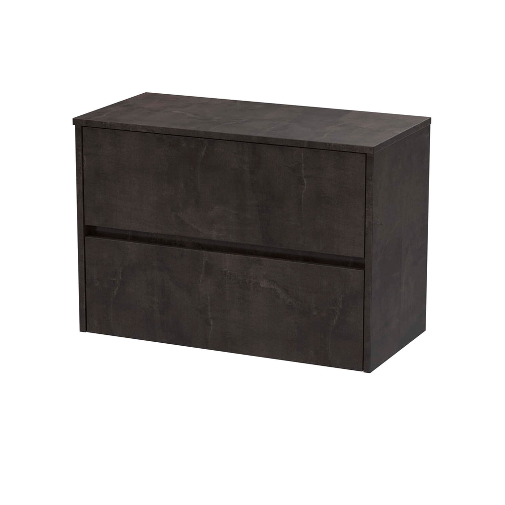 Sleek black bedroom storage cabinet with minimalist design, ideal for modern bathrooms or bedrooms, offering ample storage space for towels, toiletries, and accessories.