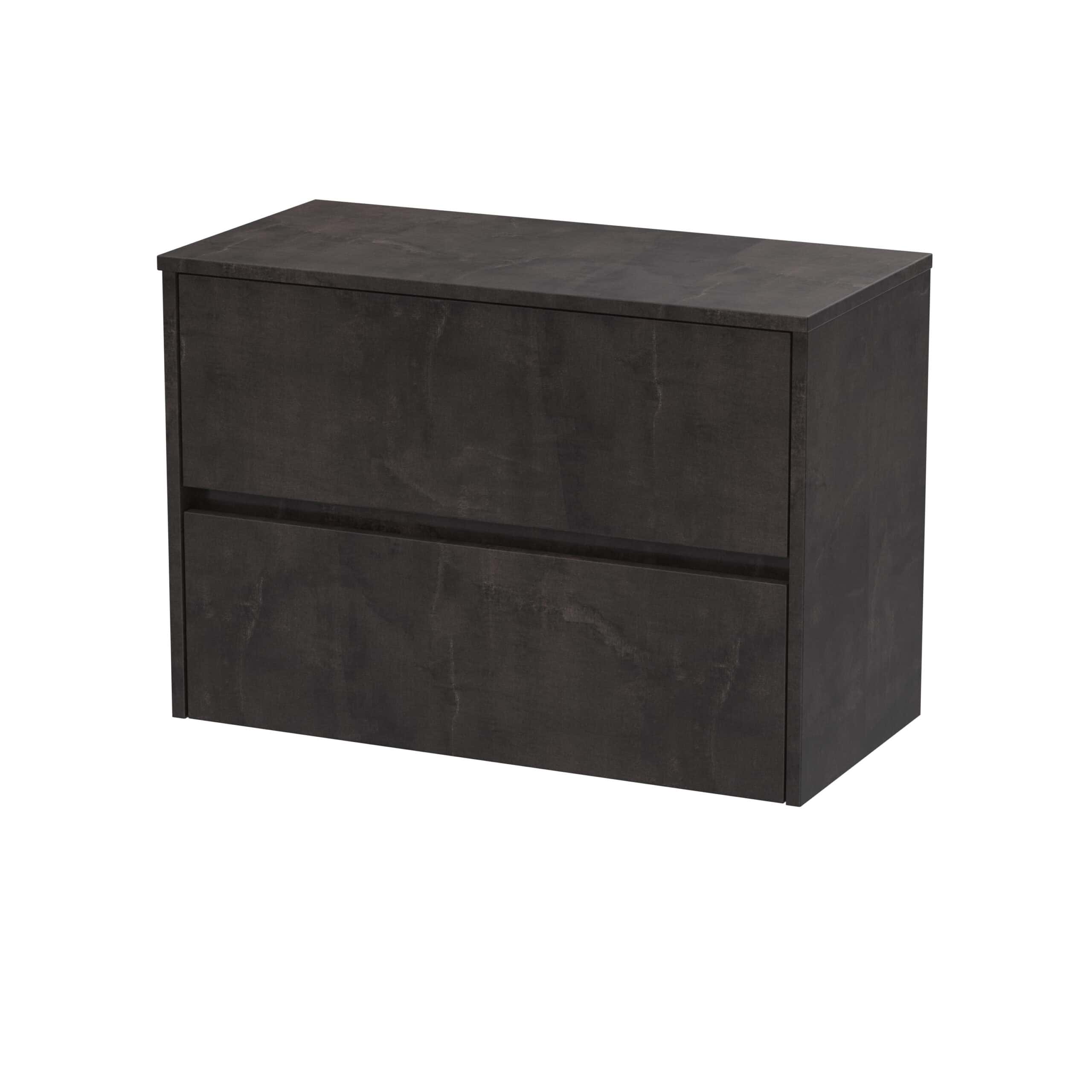 Sleek black bedroom storage cabinet with minimalist design, ideal for modern bathrooms or bedrooms, offering ample storage space for towels, toiletries, and accessories.