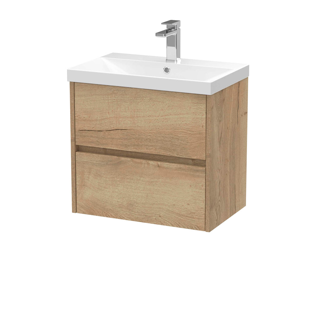 Modern wooden bathroom vanity with a sleek white ceramic sink and contemporary chrome faucet, ideal for stylish and functional bathroom upgrades.