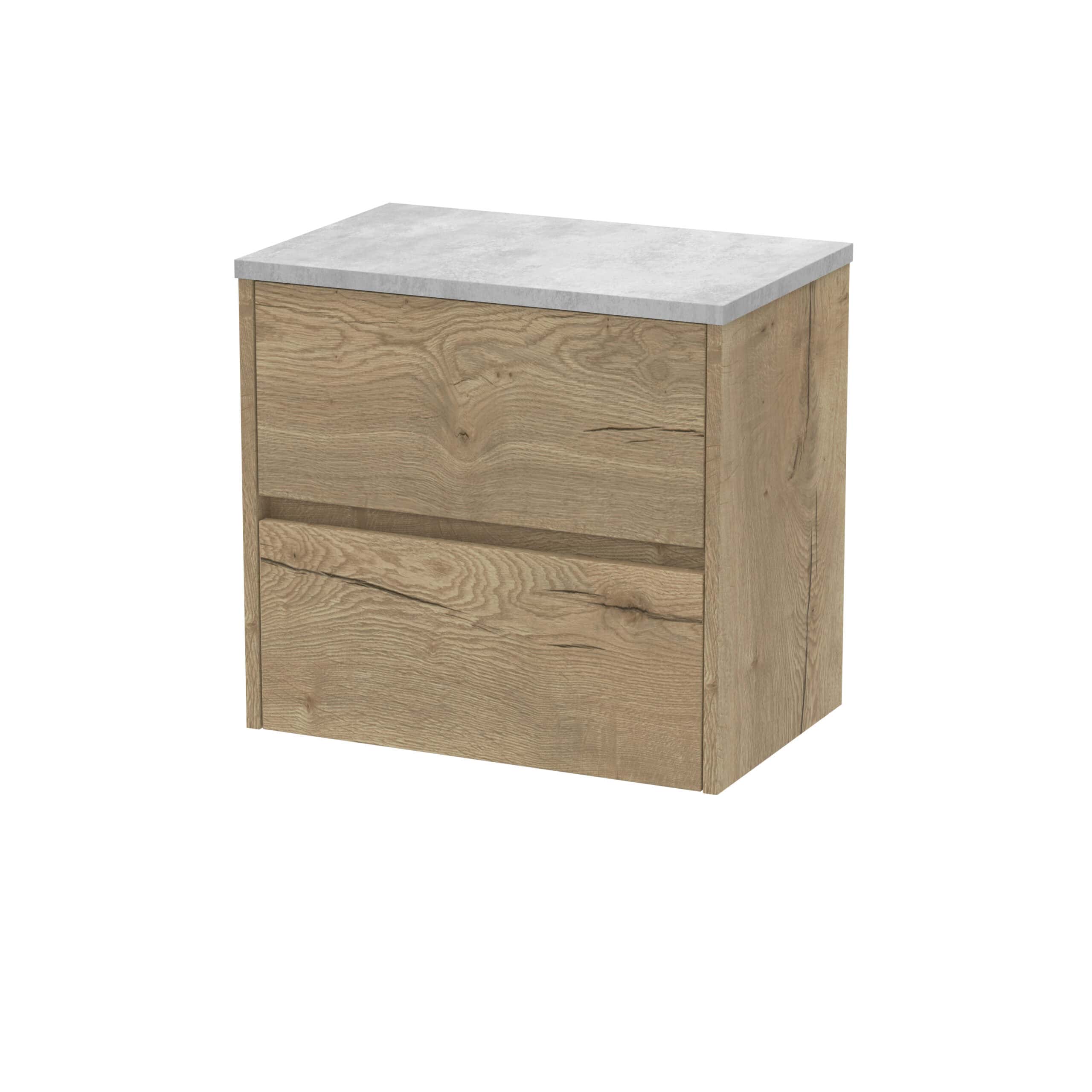 Solid wood bathroom vanity with a white marble top, modern design, ideal for contemporary bathroom remodels, offering stylish storage solutions and natural aesthetic.
