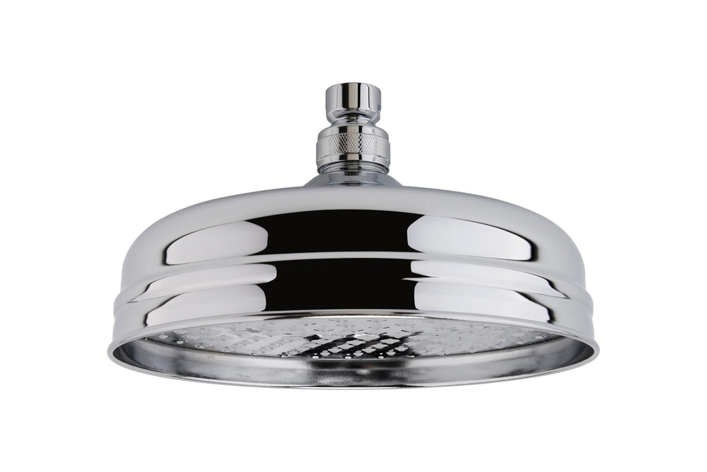 Shower head with chrome finish for modern bathroom decor, high-pressure rainfall design. Durable and easy to install, ideal for enhancing bathroom luxury and comfort.