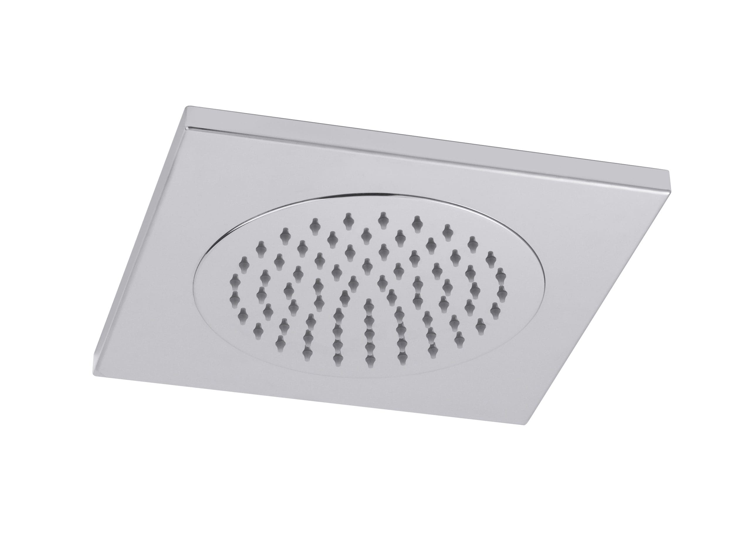 Sleek square shower head with multiple spray nozzles for a luxurious and modern bathroom experience, ideal for high-quality bubly bathrooms and contemporary bathroom remodels.