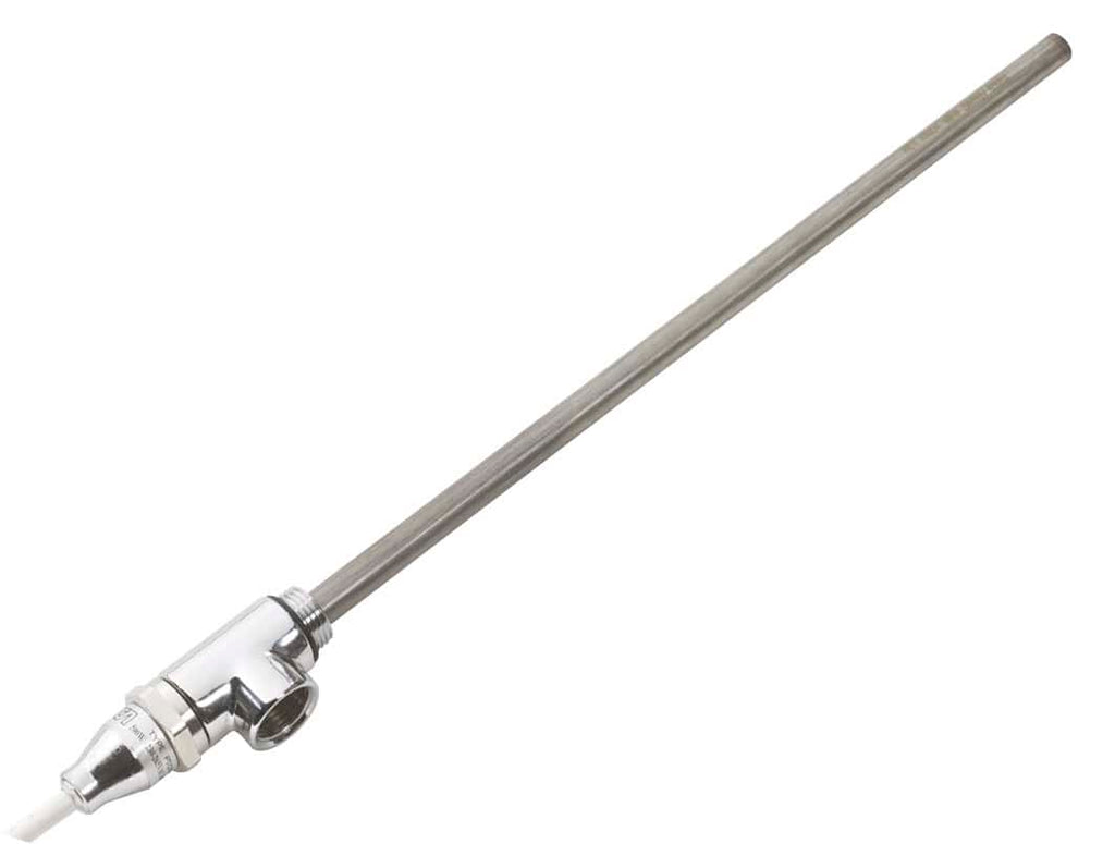Stainless steel bathroom tap spout for Bubly Bathrooms, ideal for a modern and durable sink or bath fixture.