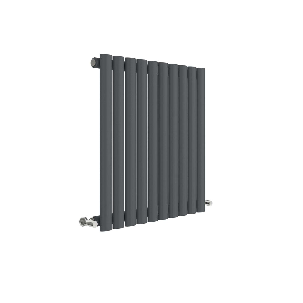 Stylish black vertical radiator for modern bathrooms, providing efficient heating and contemporary design. Ideal for enhancing bathroom decor while offering excellent radiator performance.