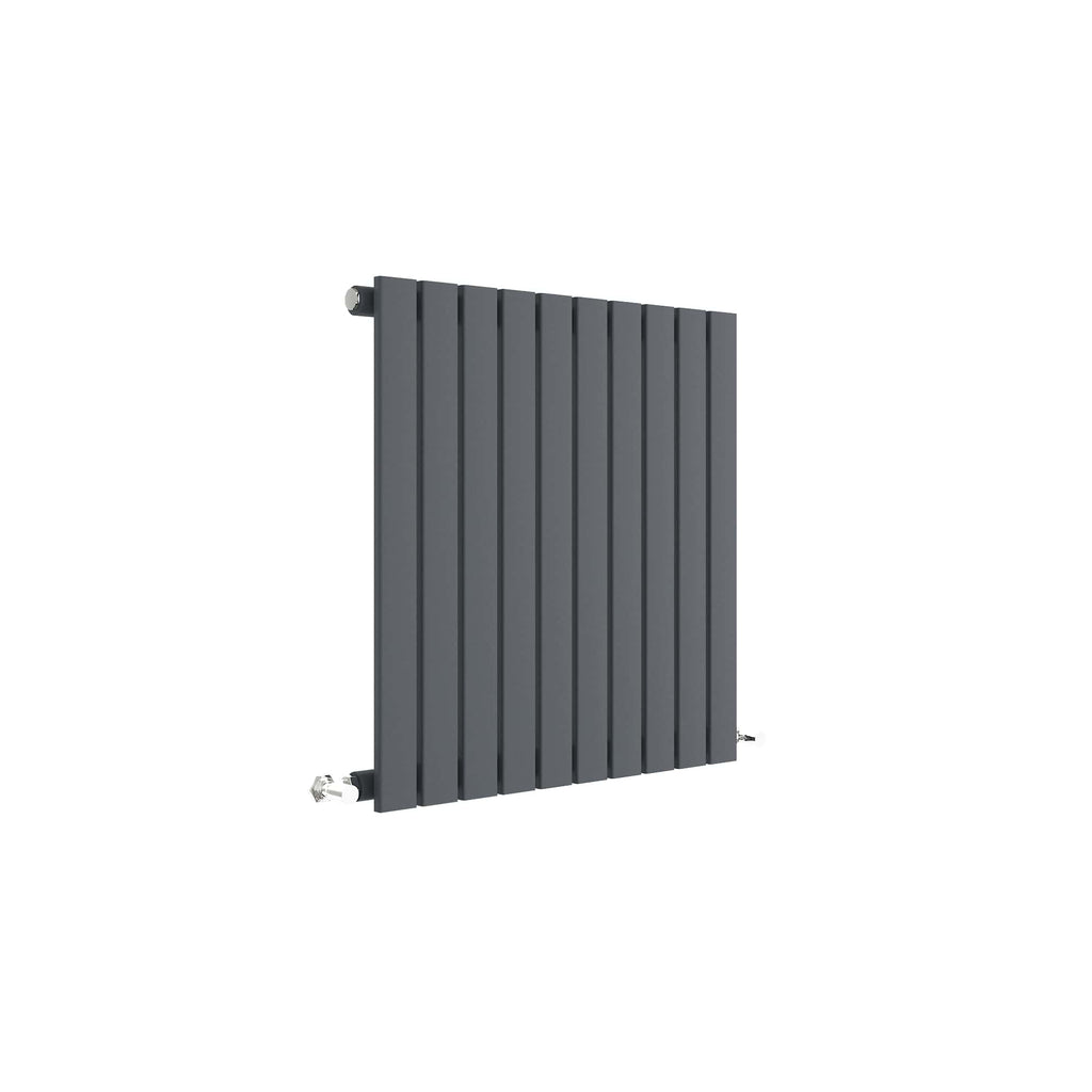 Modern grey vertical radiator suitable for contemporary bathrooms and heating solutions. Elegant design, efficient heating, and durable finish to complement your bathroom decor.