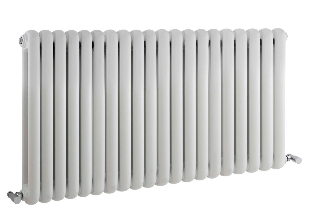 Radiator, white bathroom radiator with vertical bars for Bubly Bathrooms, modern heated towel rail for bathroom heating and decor.