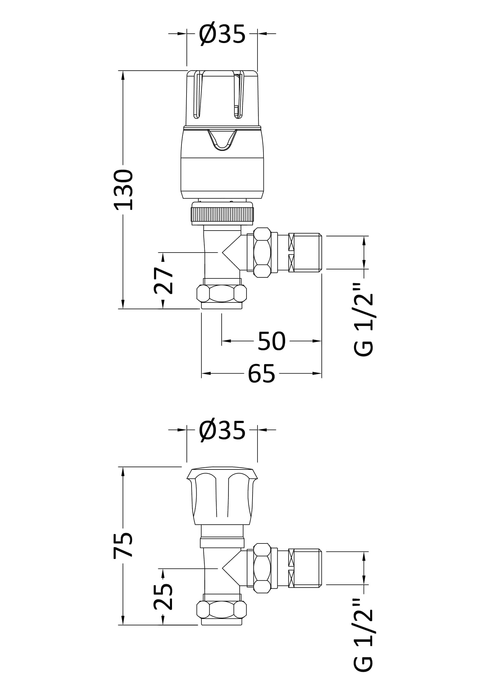 High-quality bathroom valve technical drawing for Bubly Bathrooms, showing precise measurements for plumbing fixtures, ideal for bathroom design and installation projects in the UK.