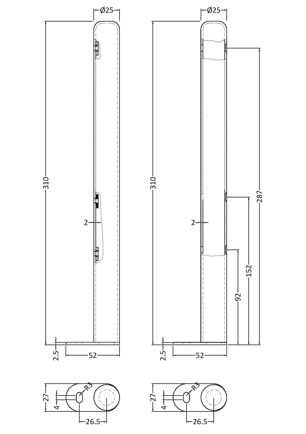 Standard bathroom plumbing pipe diagram with technical dimensions and measurements for bathroom installation. Ideal for bathroom renovation professionals and DIY bathroom projects.