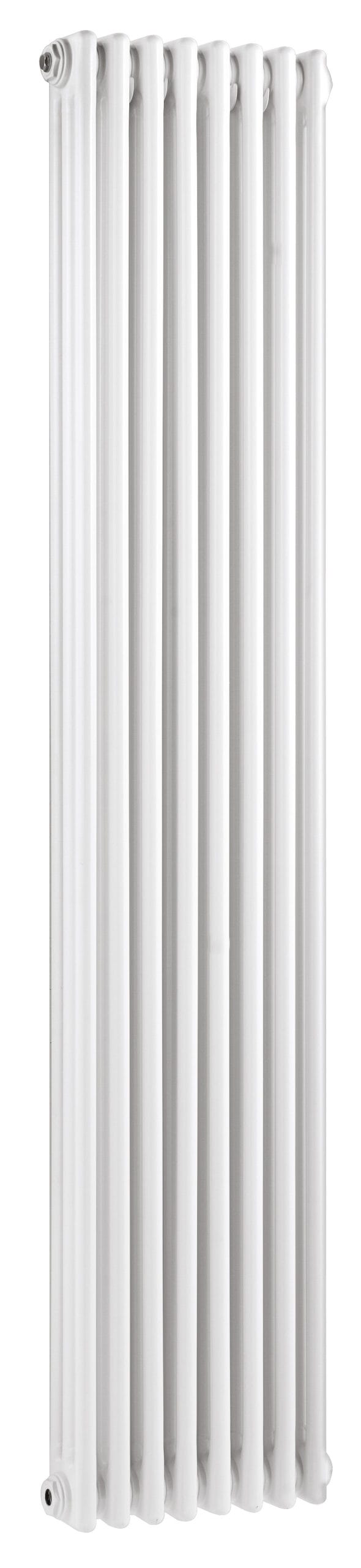 Modern white radiator for bathroom heating and design, perfect for contemporary Bubly bathrooms or stylish home interiors.