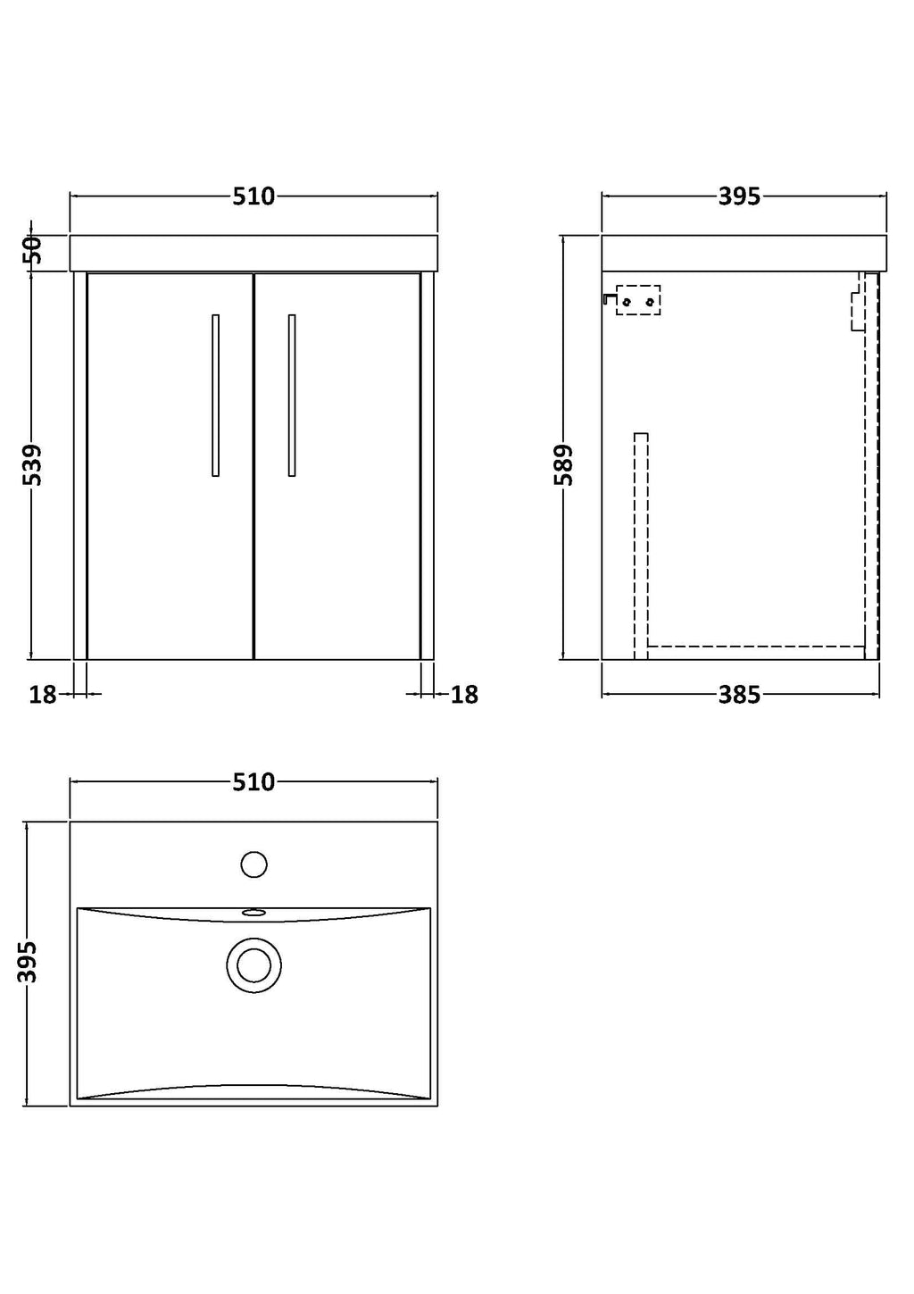 Stylish bathroom vanity cabinet with double doors, modern design, and ample storage space, ideal for contemporary bathrooms.