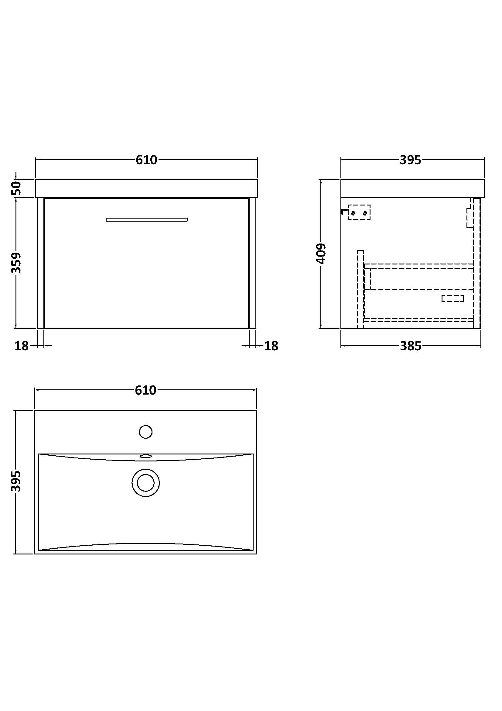 Modern bathroom vanity unit with dimensions and sleek design for elegant Bubly Bathrooms. Perfect for contemporary home bathrooms, offering ample storage and stylish appeal.