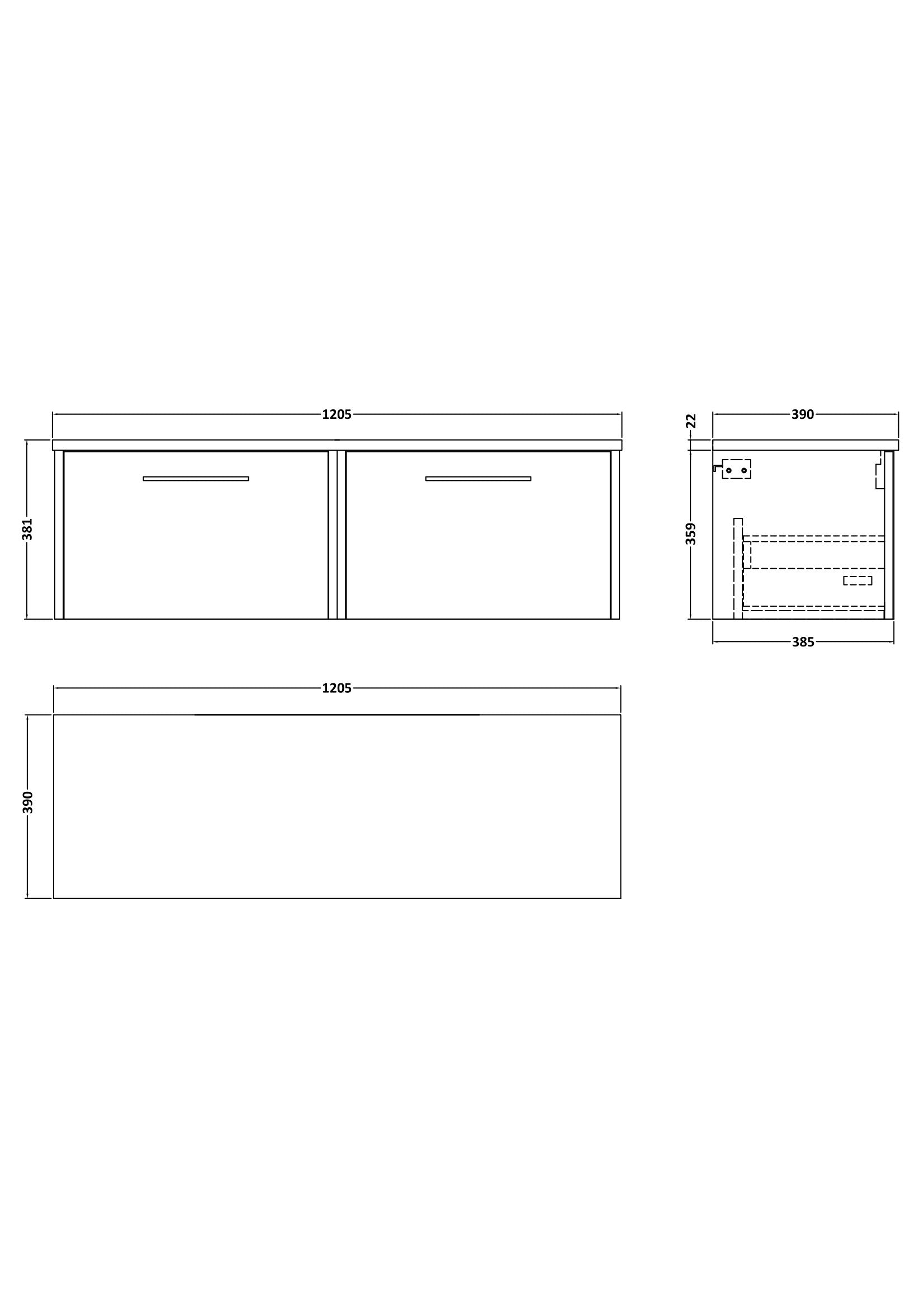 High-quality bathroom cabinet design with sleek handles, detailed dimensions, and modern style, perfect for contemporary bathrooms.