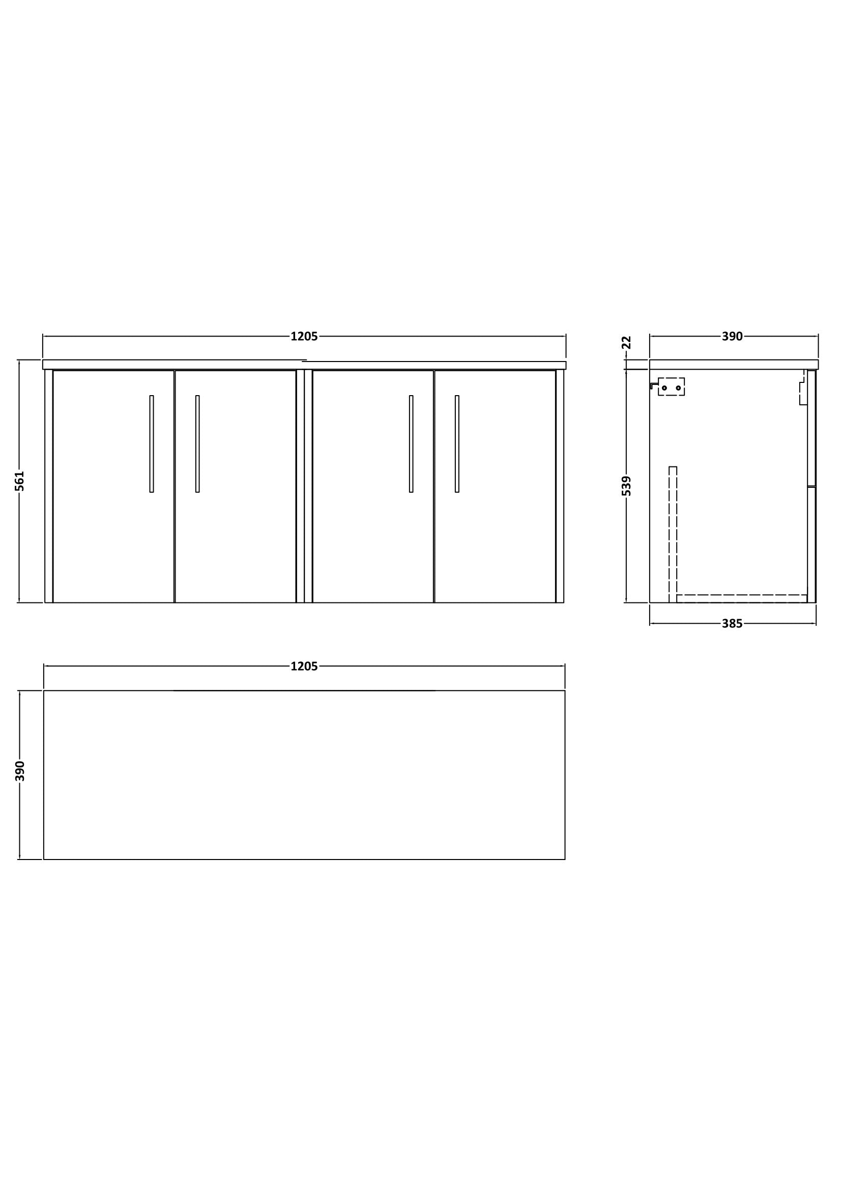 Stylish Bubly Bathroom Cabinet with ample storage, sleek design, and high-quality materials, perfect for modern bathrooms. Designed for functionality and aesthetics.