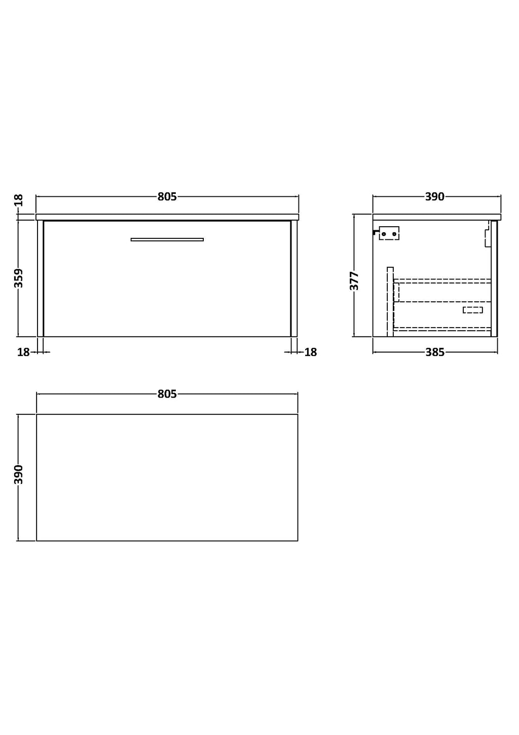 High-quality bathroom vanity unit with modern design, ample storage, and durable finish for stylish Bubly bathrooms. Perfect for organising bathroom essentials with sleek, functional style.