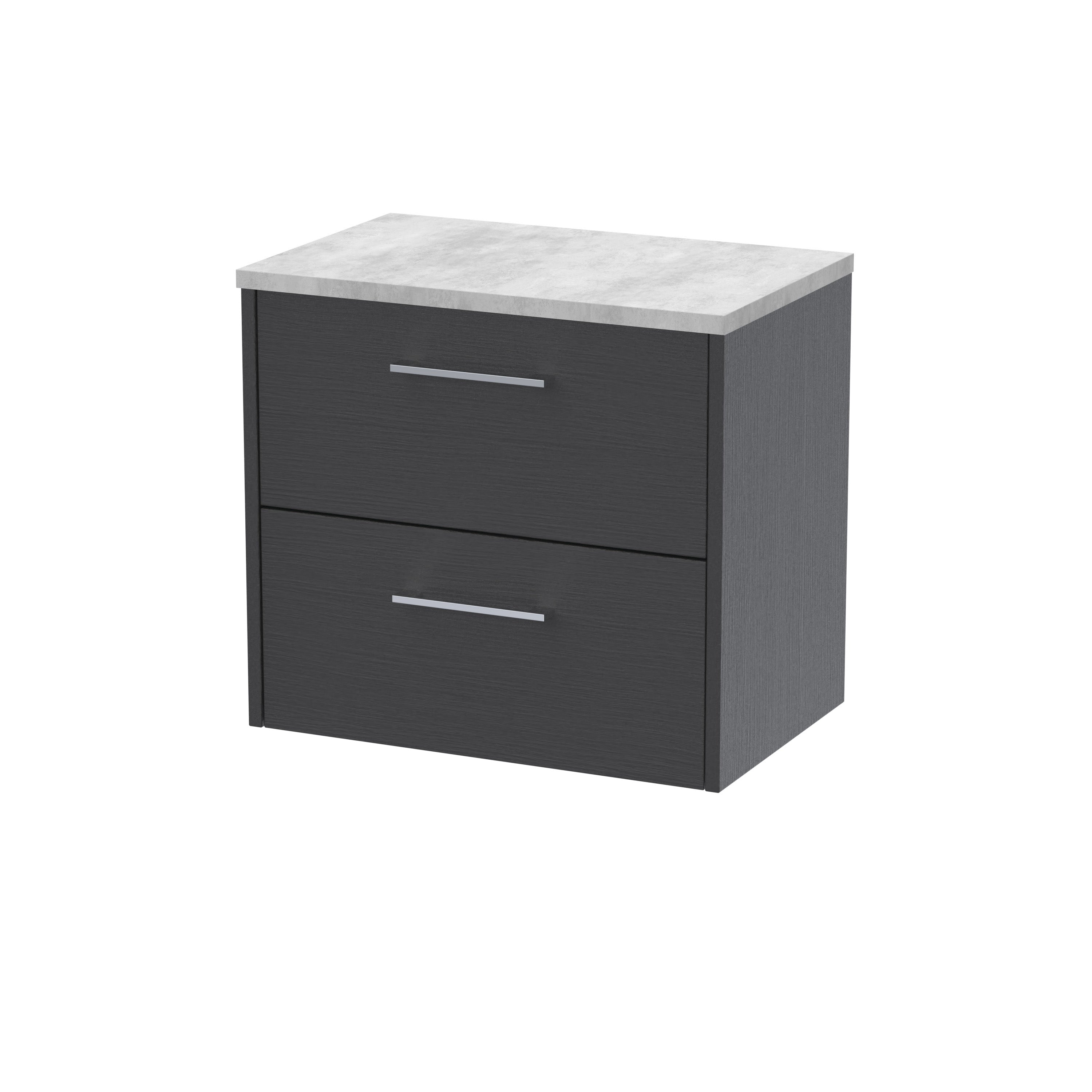 Modern grey bathroom vanity unit with marble top, sleek handles, and contemporary design. Perfect for stylish bathroom storage and organisation. Ideal for modern bathroom interiors.