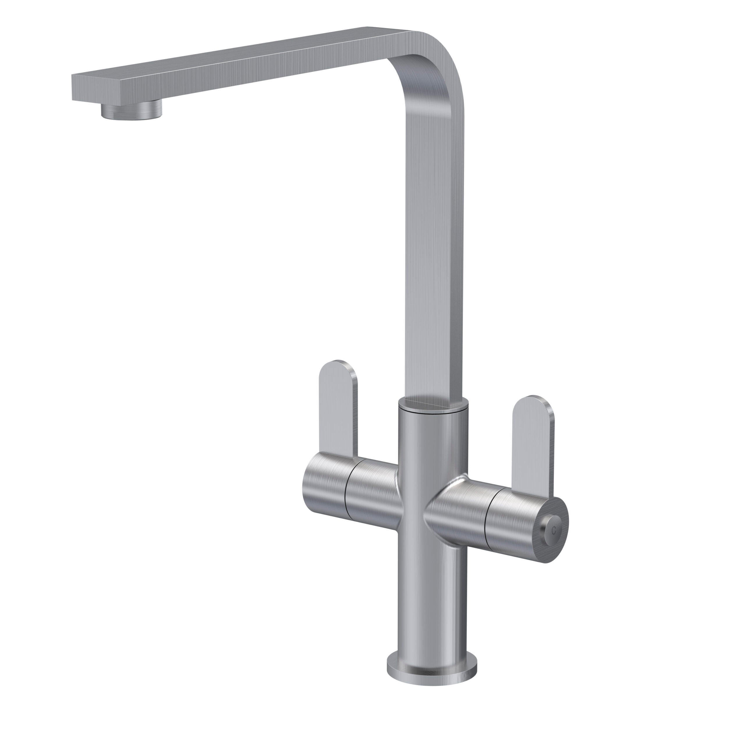 Chrome kitchen mixer tap with a modern, sleek design perfect for bathrooms and kitchens. Durable and easy to install, ideal for stylish and functional bathroom or kitchen upgrades.