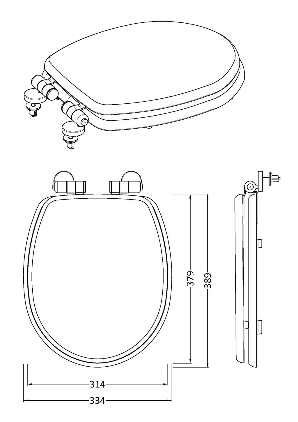 High-quality bathroom toilet seat with precise dimensions, durable construction, and easy installation for modern bathroom designs. Suitable for replacing or upgrading existing toilet fixtures.