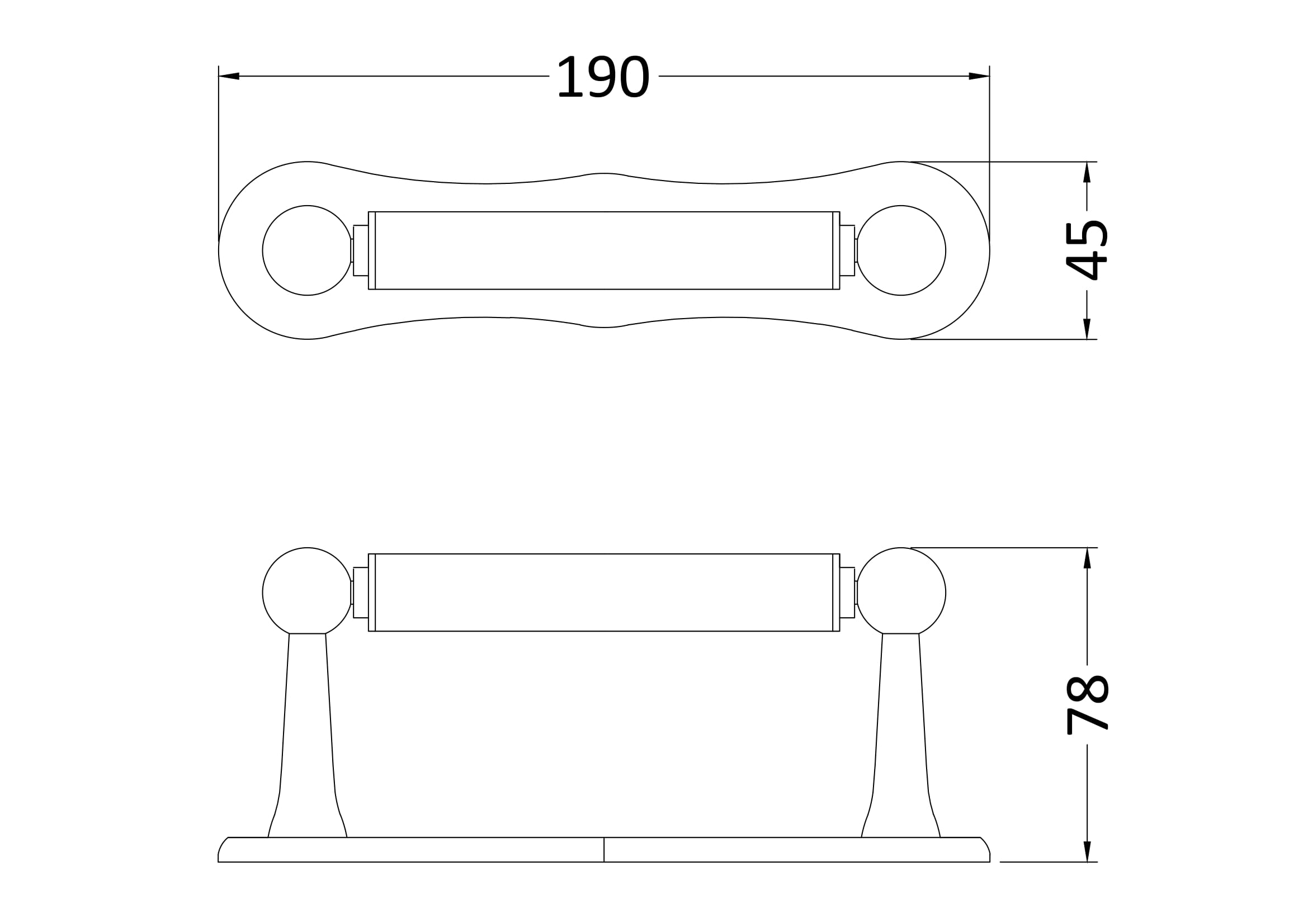 Shaker-style bathroom cabinet handle with sleek chrome finish, designed for modern bathroom cabinetry, featuring durable hardware and elegant aesthetic.