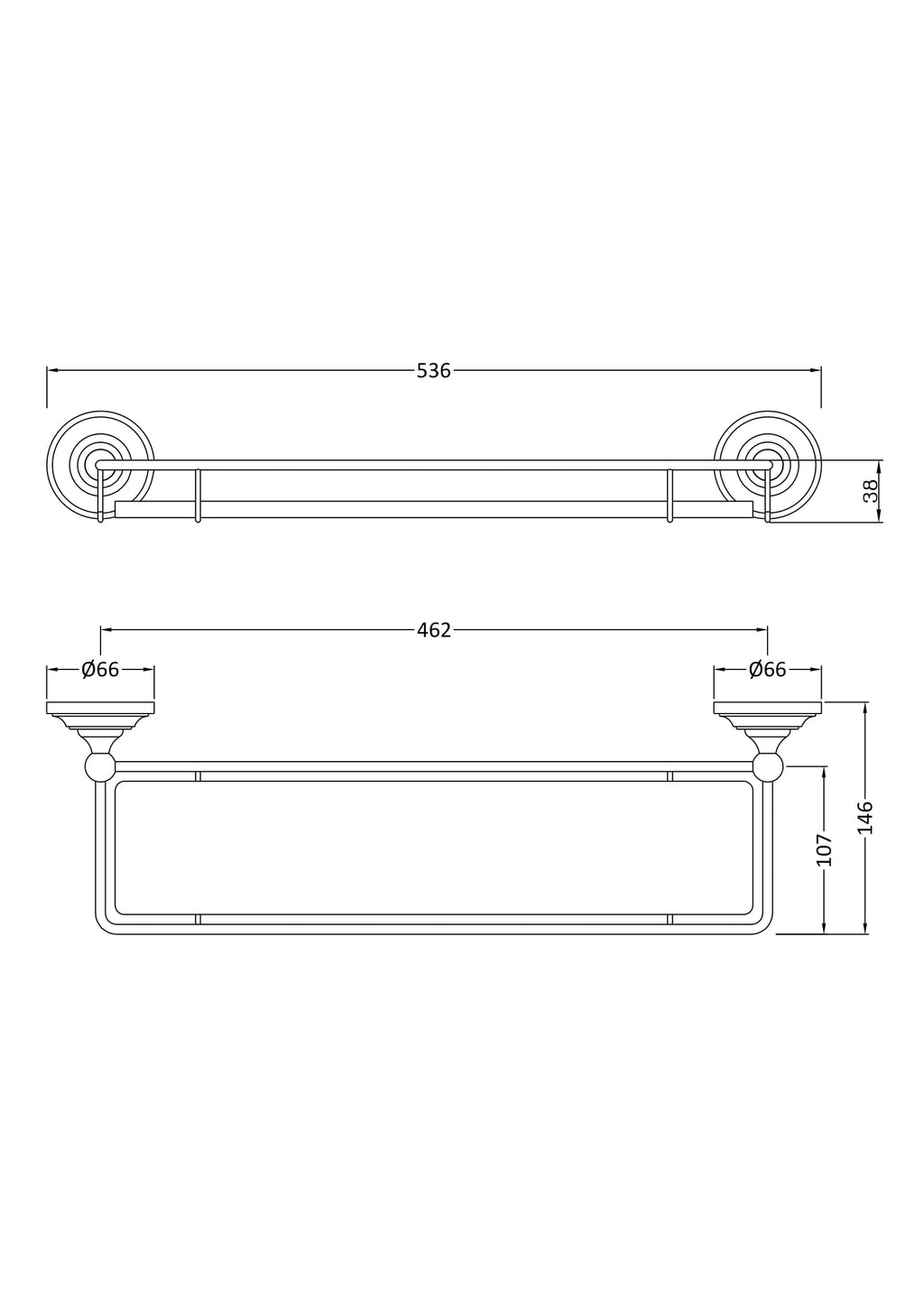 Elegant stainless steel towel rail with modern design, perfect for bathroom decor and functionality. Durable, rust-resistant, and easy to install, ideal for storing and drying towels in stylish Bubly Bathrooms spaces.