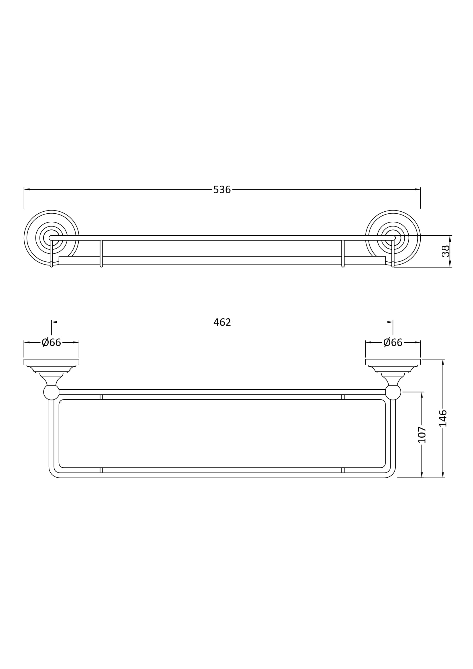 Elegant stainless steel towel rail with modern design, perfect for bathroom decor and functionality. Durable, rust-resistant, and easy to install, ideal for storing and drying towels in stylish Bubly Bathrooms spaces.