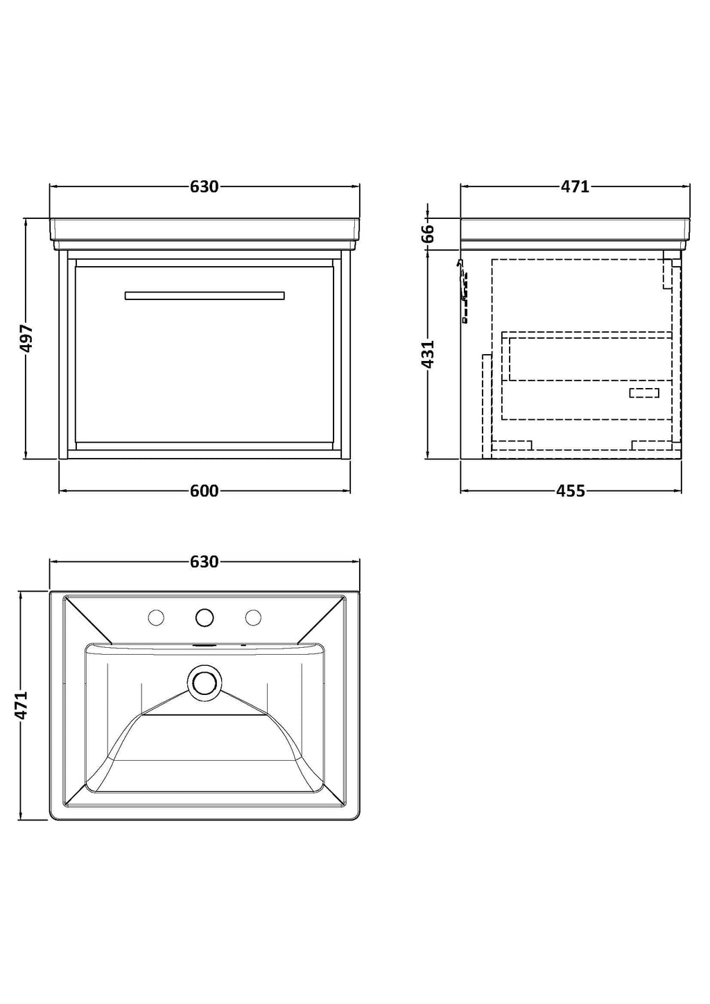Sleek bathroom vanity unit with integrated sink, modern design, ideal for contemporary bathrooms, featuring ample storage space and durable materials. Perfect for Bubly Bathrooms.