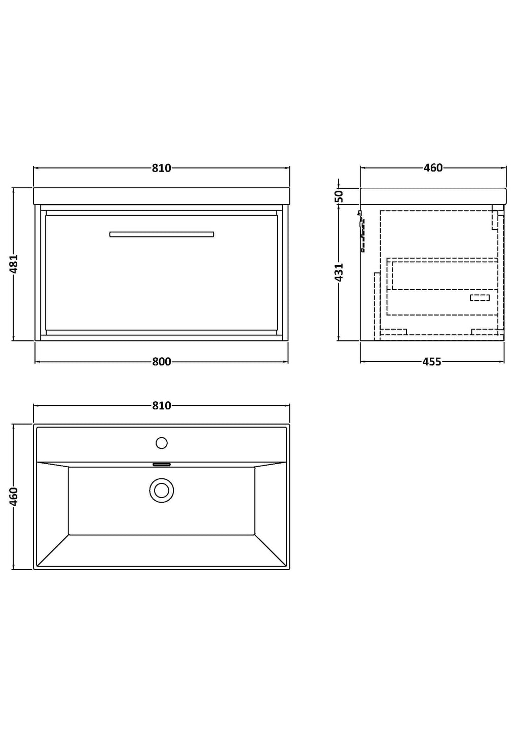 Sleek modern bathroom vanity unit with integrated sink, ample storage, and contemporary design, ideal for stylish bathrooms and washrooms.