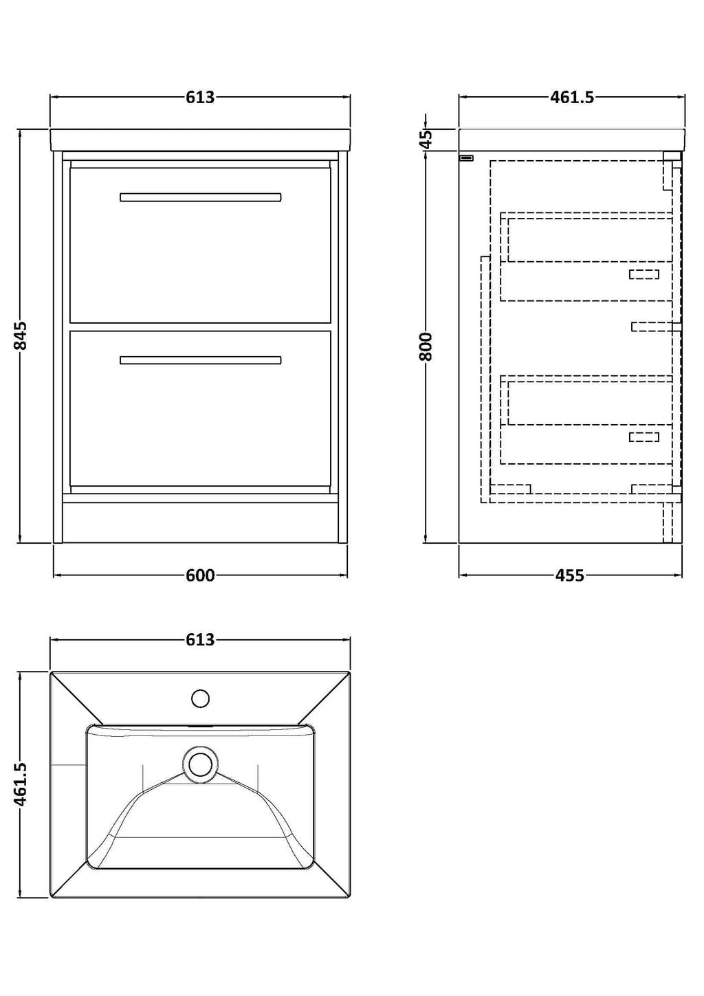 Ergonomic bathroom vanity unit with drawers, designed for modern Bubly bathrooms, offering ample storage and sleek aesthetics. Perfect for contemporary UK bathroom interiors.