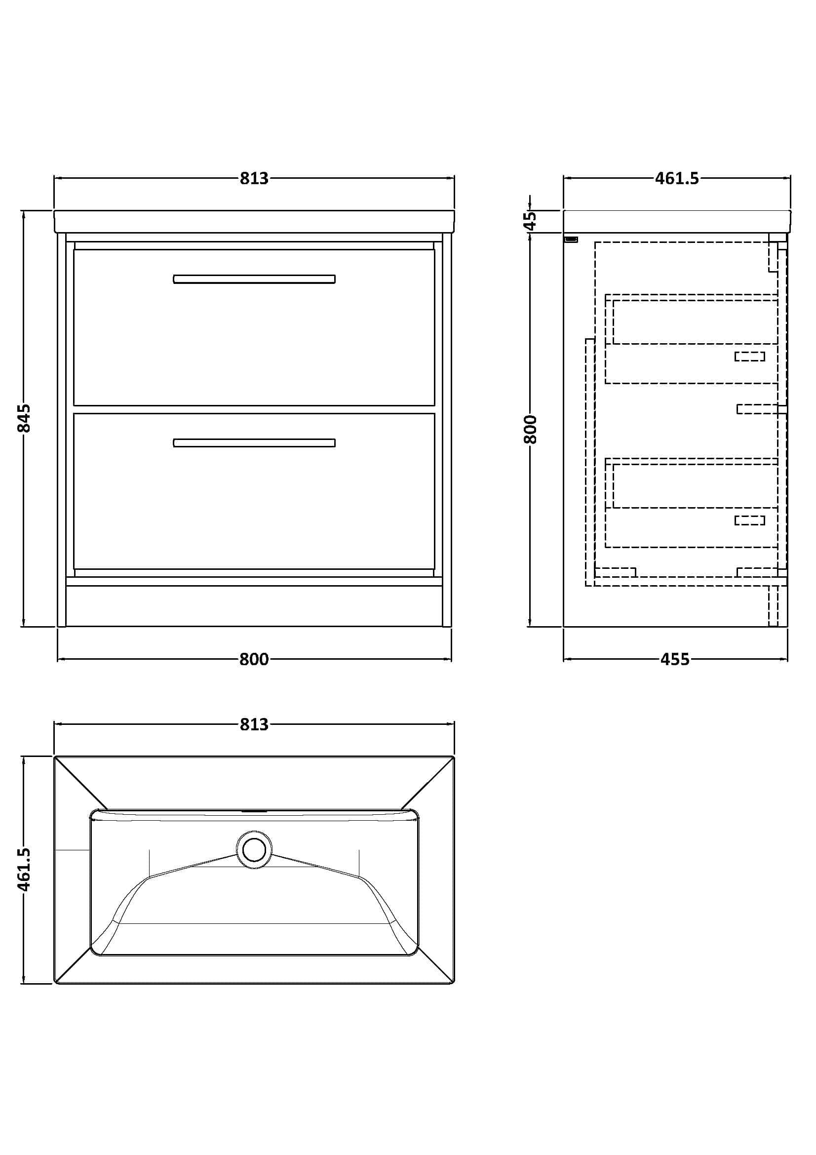 Sleek bathroom vanity cabinet with drawers, modern design, ideal for storage in contemporary bathrooms. Made from durable materials, perfect for creating a stylish and functional bathroom space.