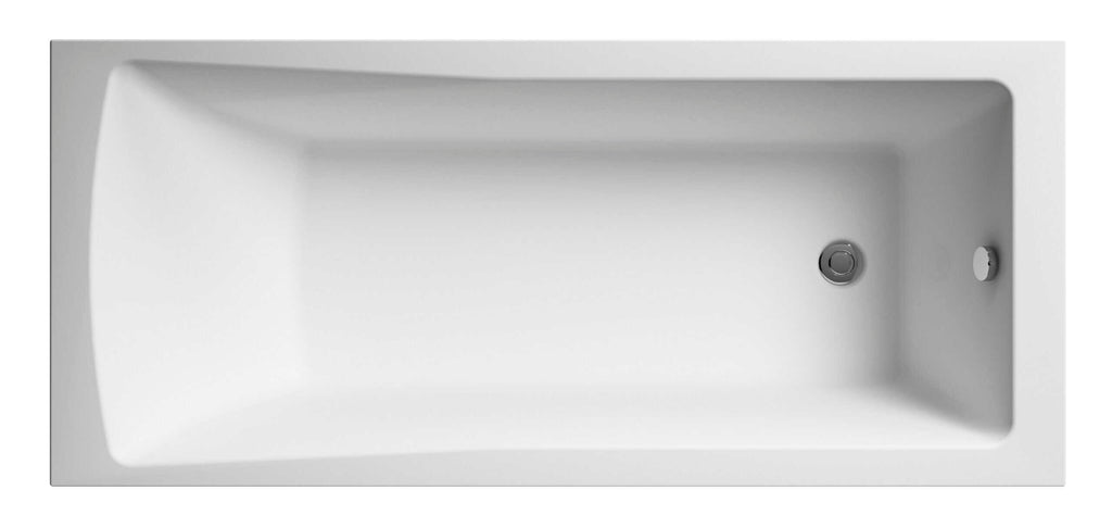 Modern white rectangular bathtub from Bubly Bathrooms with sleek design, comfortable depth, and durable finish, perfect for luxury bathrooms and relaxing baths.
