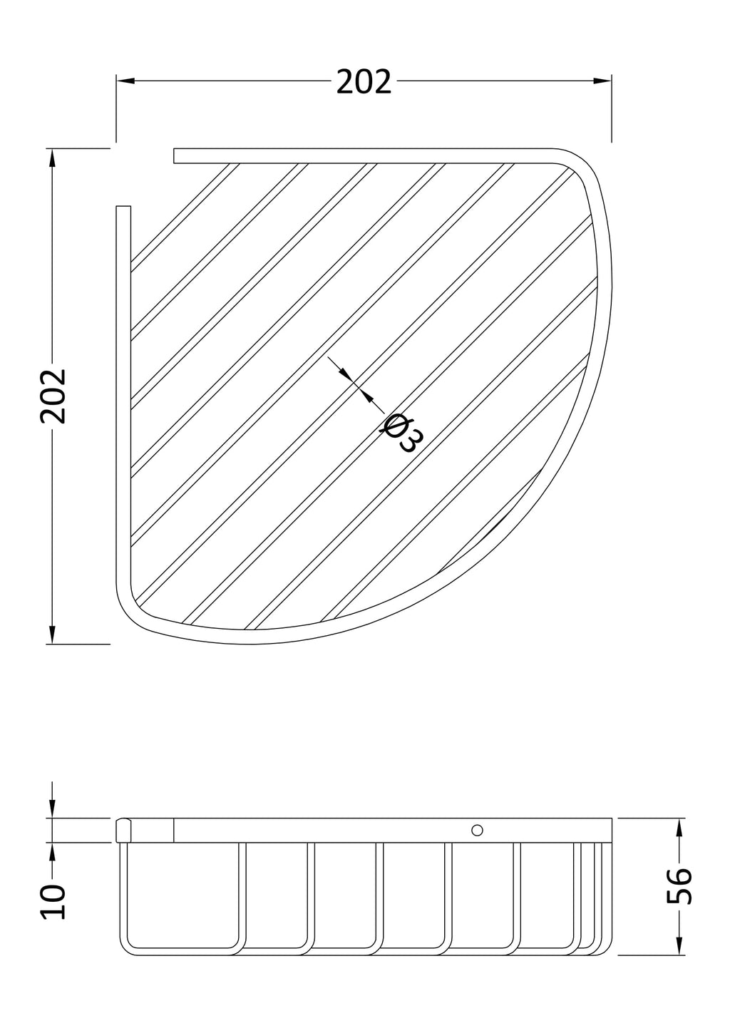 Shower tray with dimensions and 3cm drain hole from Bubly Bathrooms, ideal for modern bathroom renovations and installations. High-quality, durable acrylic shower base designed for style and functionality.