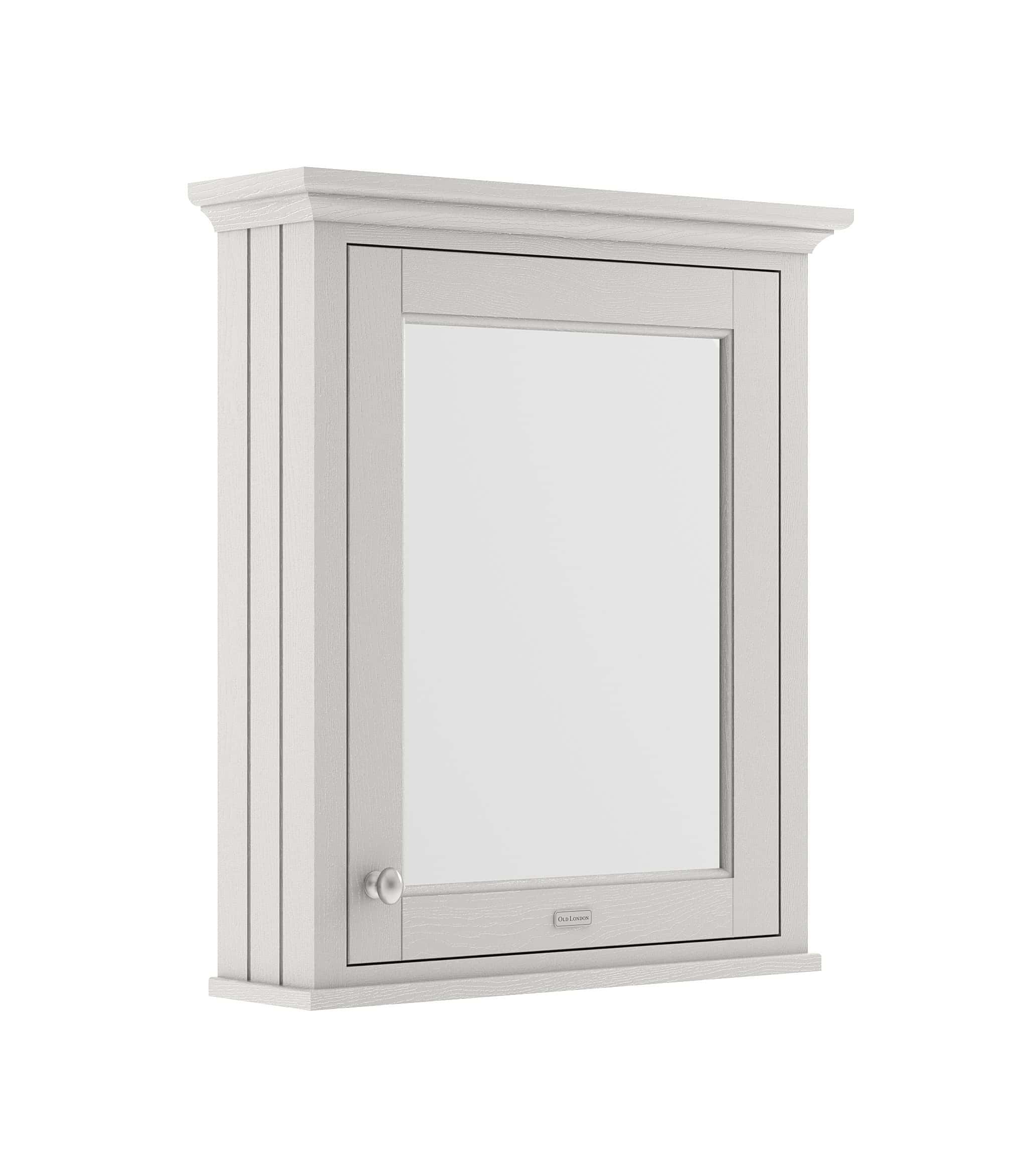 Elegant white bathroom wall cabinet with mirror, ideal for modern bathroom storage and organisation. Perfect for toiletries, medicines, and accessories with a classic design.