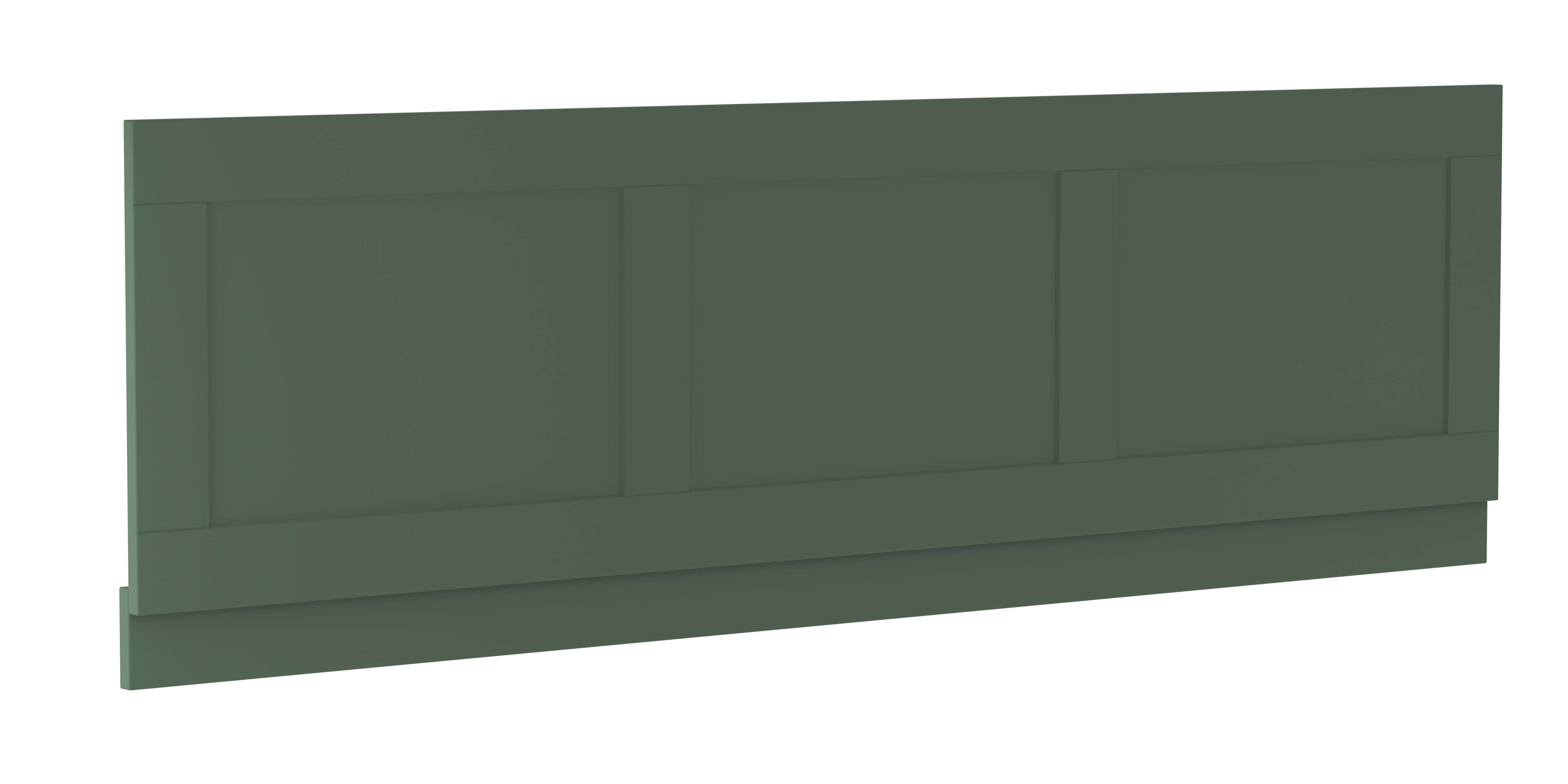 Elegant green bathroom vanity cabinet featuring sleek panel design, ideal for modern ensuite or guest bathrooms, providing stylish storage and enhance your bathroom decor.