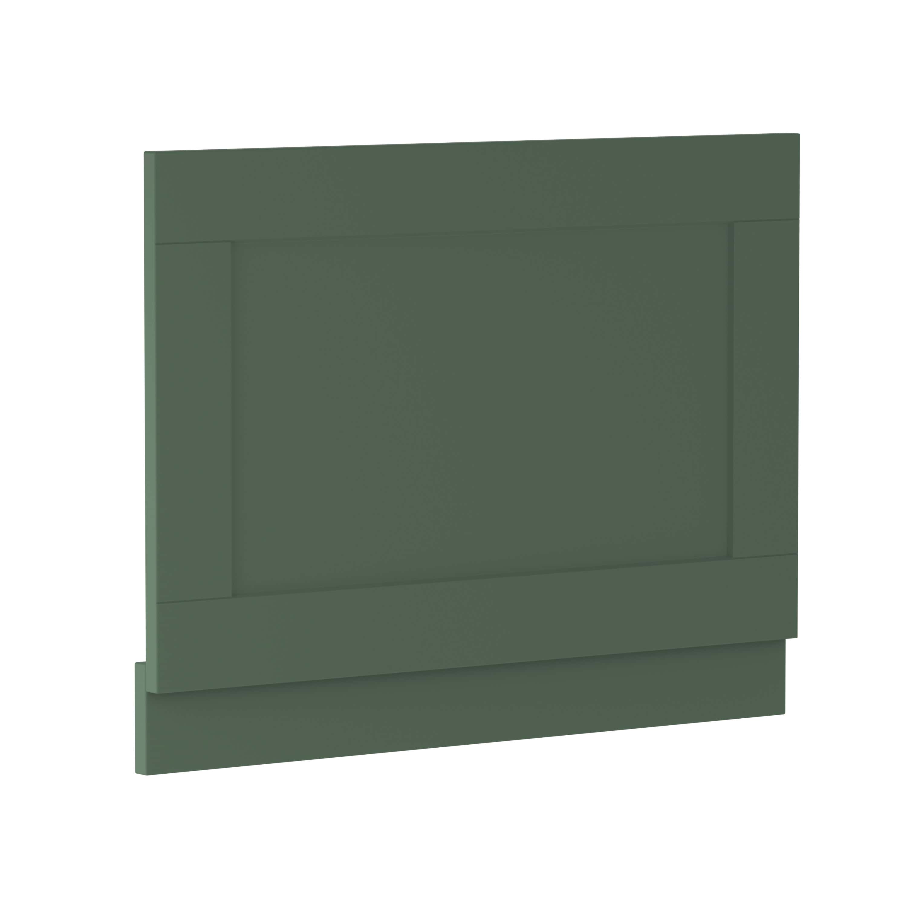 Primed bathroom panel with a modern, minimalist design, ideal for contemporary bathroom renovations, providing a sleek and stylish finish.