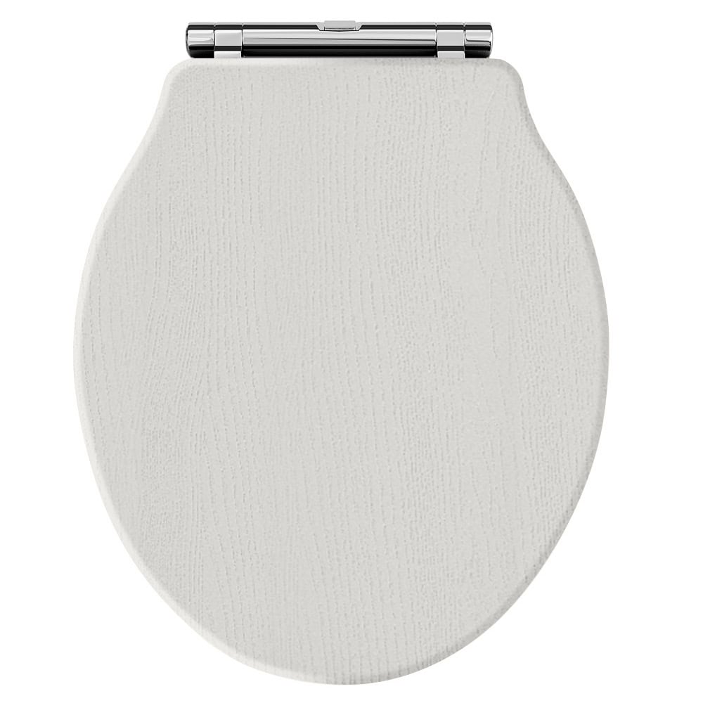 White textured soft-close toilet seat for modern bathroom design, ideal for hygiene and comfort. Easy to install and maintain, perfect for upgrading your Bubly bathroom.