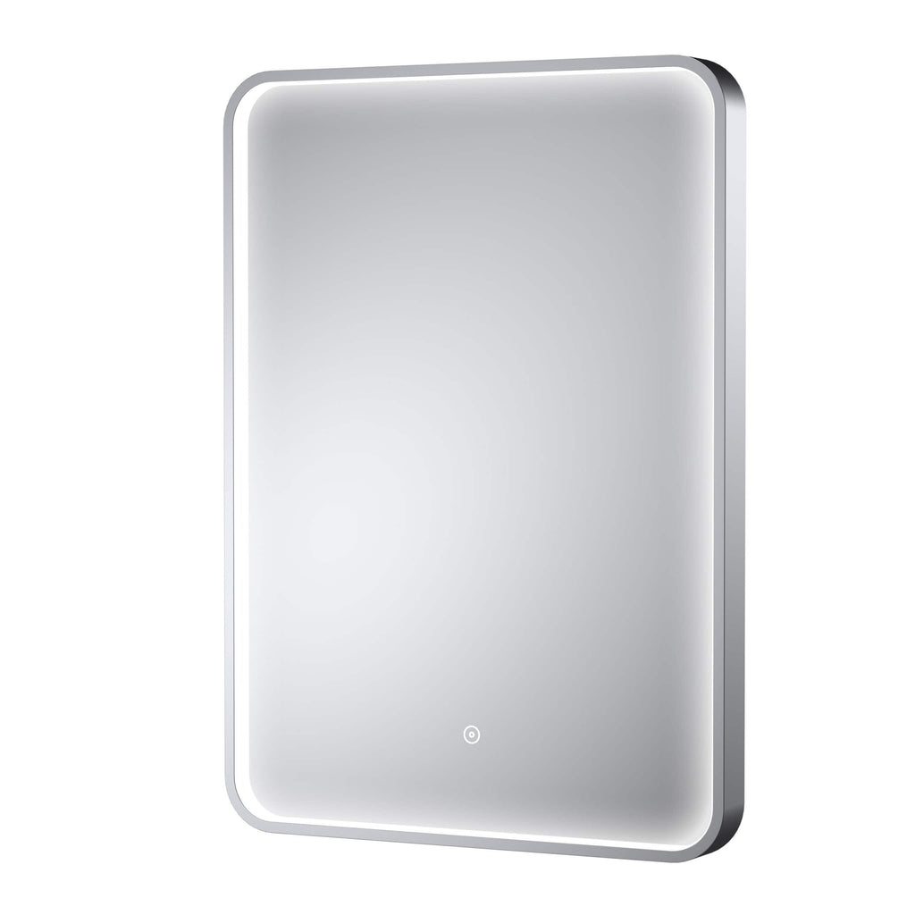Nuie Wall Mounted Rectangular Touch Sensor Illuminated Mirror - 700mm x 500mm