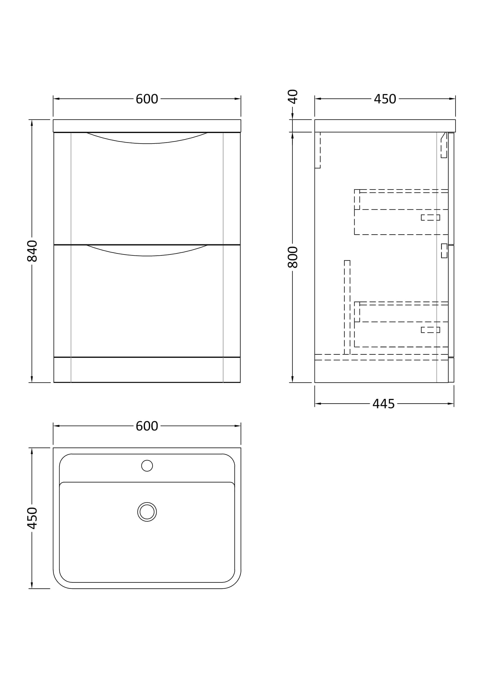 Elegant bathroom vanity with integrated double drawers, ideal for modern bathrooms, featuring sleek design and ample storage space. Perfect for stylish bathroom organisation.