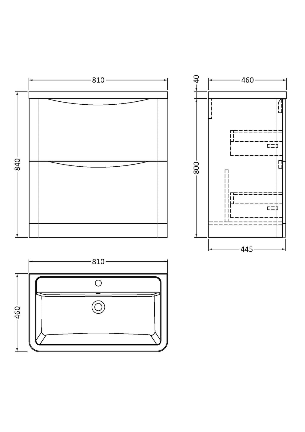 High-quality modern bathroom vanity unit with sleek storage drawers, designed for optimal space and style in Bubly Bathrooms kitchens and bathrooms.