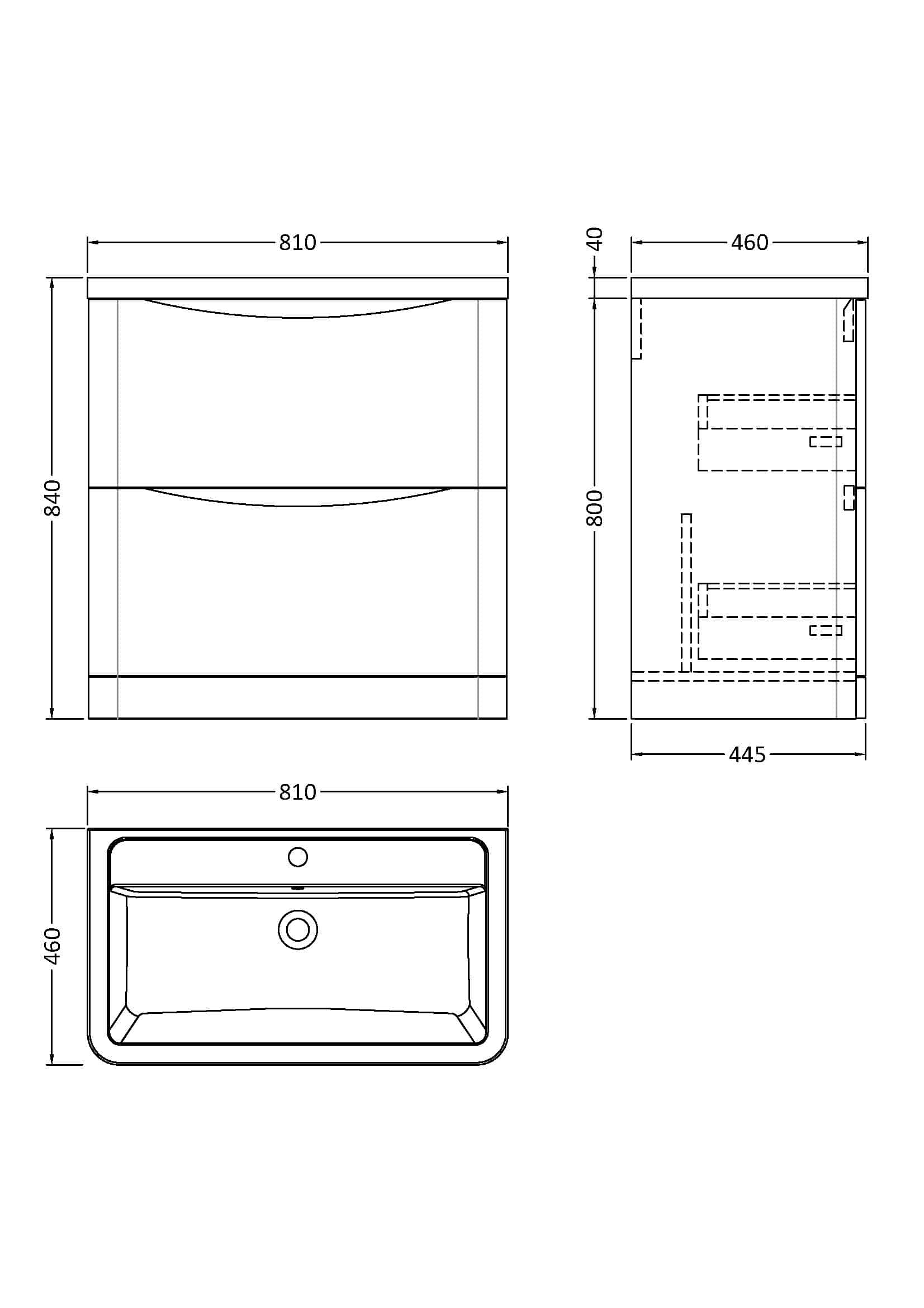 High-quality modern bathroom vanity unit with sleek storage drawers, designed for optimal space and style in Bubly Bathrooms kitchens and bathrooms.