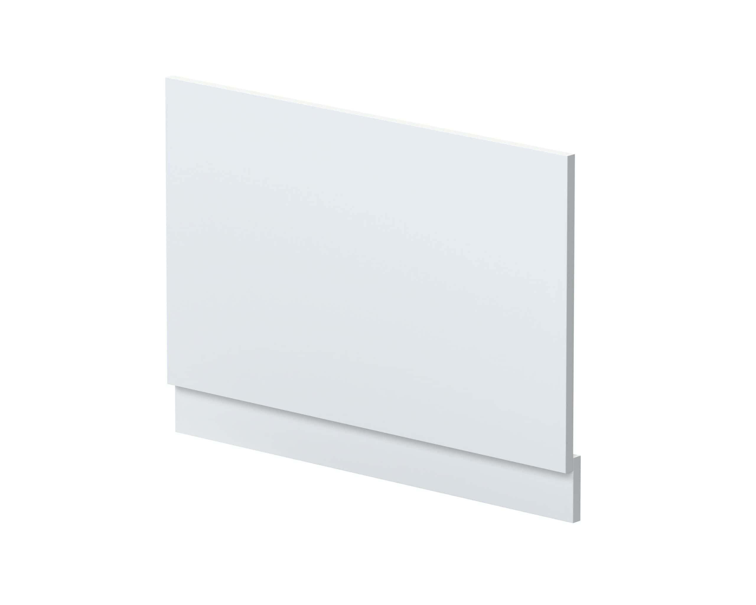 Bright white modern bathroom radiator panel from Bubly Bathrooms for heating and towel drying, featuring sleek minimalist design and easy wall-mounted installation.