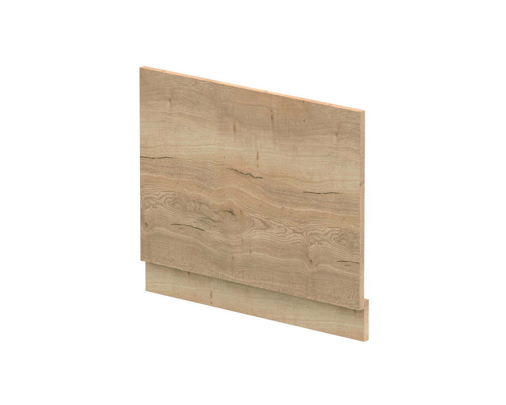 Natural oak bathroom panel for modern Bubly bathrooms, durable and stylish for custom shower and bath installations.