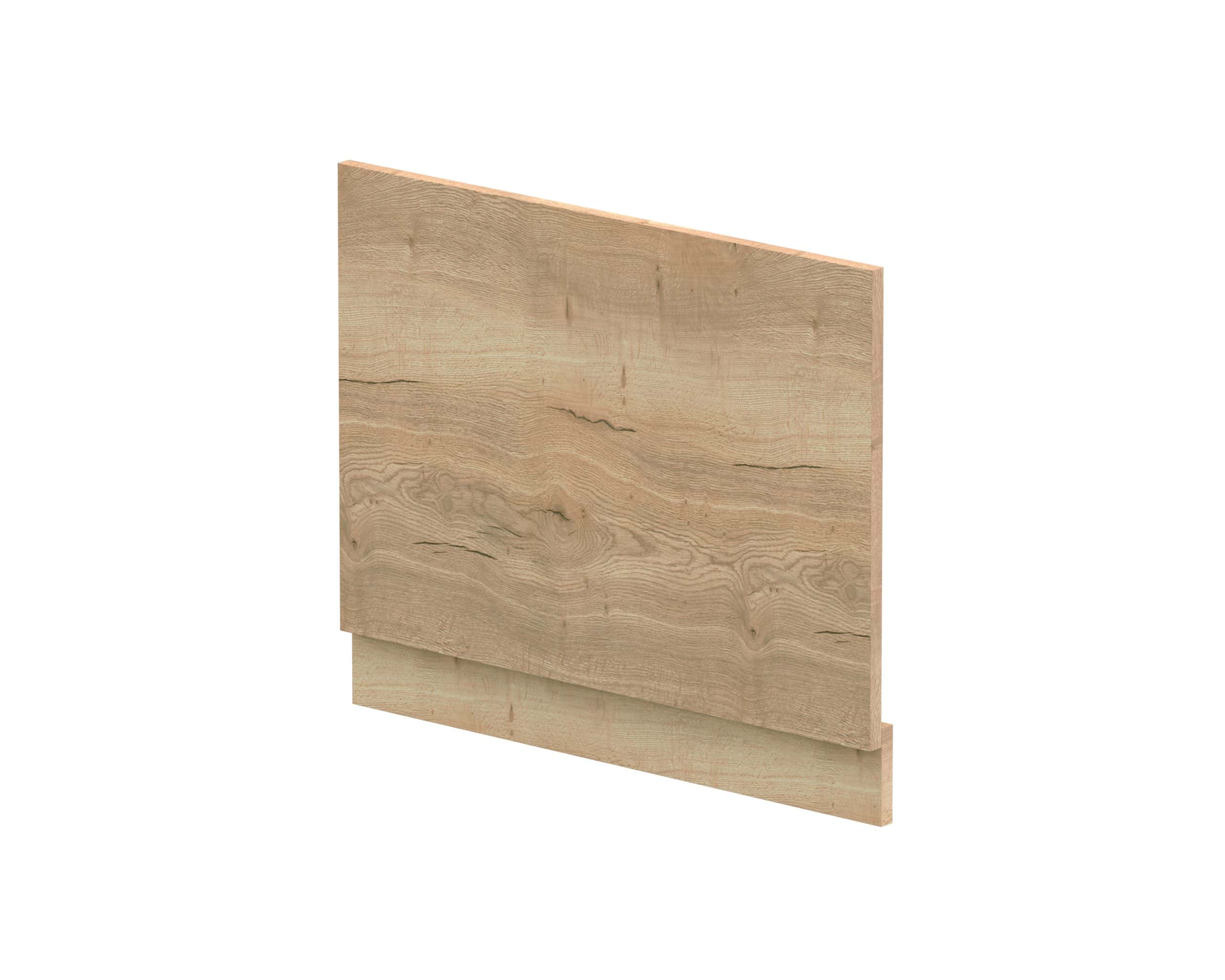 Natural oak bathroom panel for modern Bubly bathrooms, durable and stylish for custom shower and bath installations.