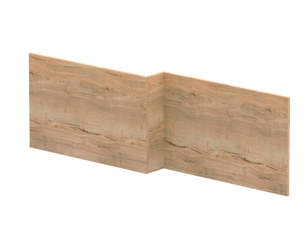 Wood effect bathroom panel for stylish Bubly bathrooms, essential for modern bathroom design, privacy screens, or shower surrounds, crafted from durable, high-quality materials.