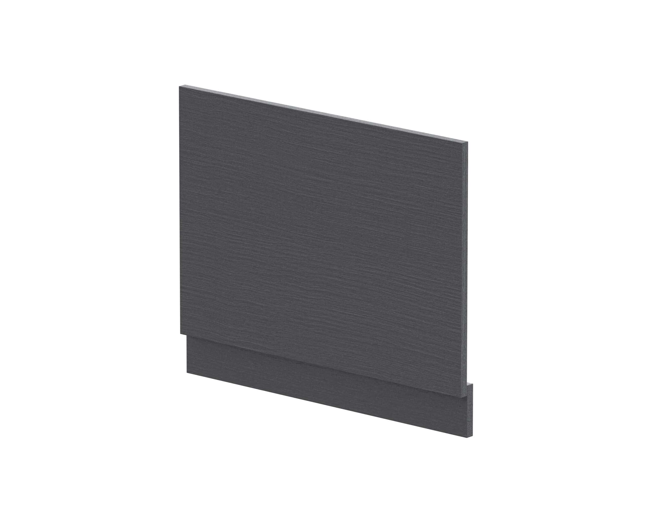 Sleek grey bathroom cabinet door with a modern textured finish, ideal for contemporary bathrooms, offering stylish storage solutions and durable design.