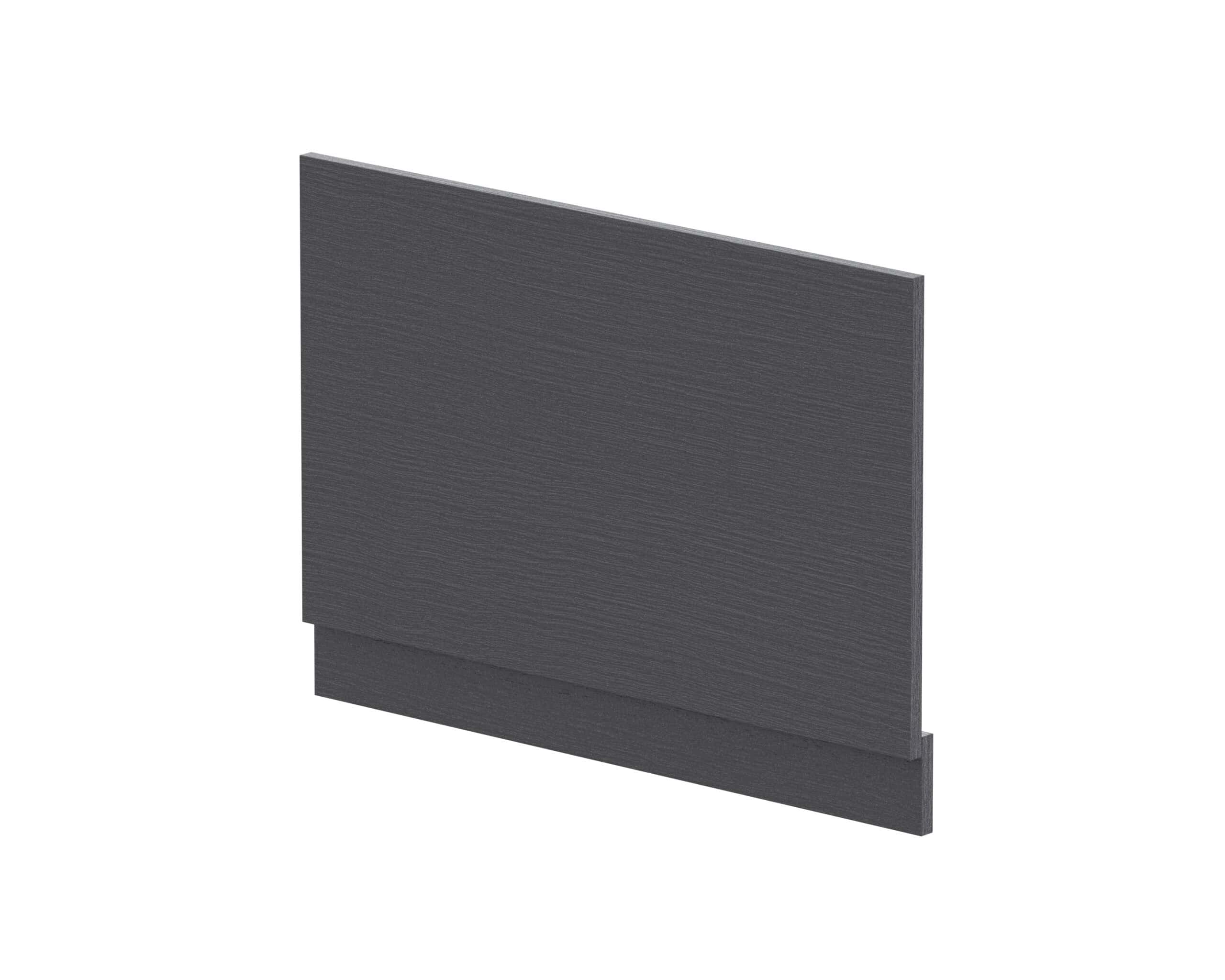 Grey bathroom vanity front panel for modern Bubly bathrooms, durable and sleek cabinetry option, perfect for contemporary bathroom storage and design.