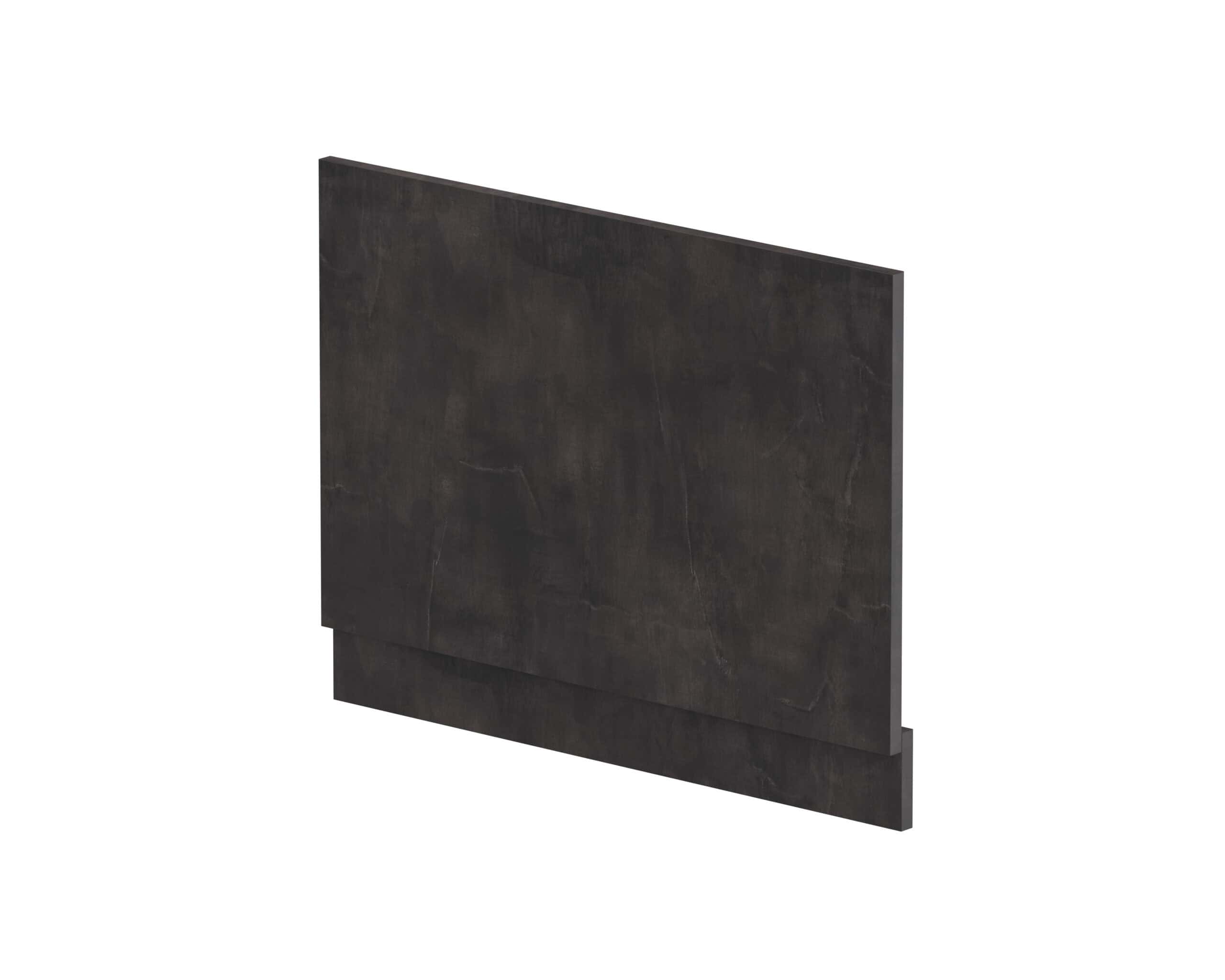 Sleek dark wood bathroom wall panel from Bubly Bathrooms, ideal for modern bathroom design and renovation, offering durability and style.