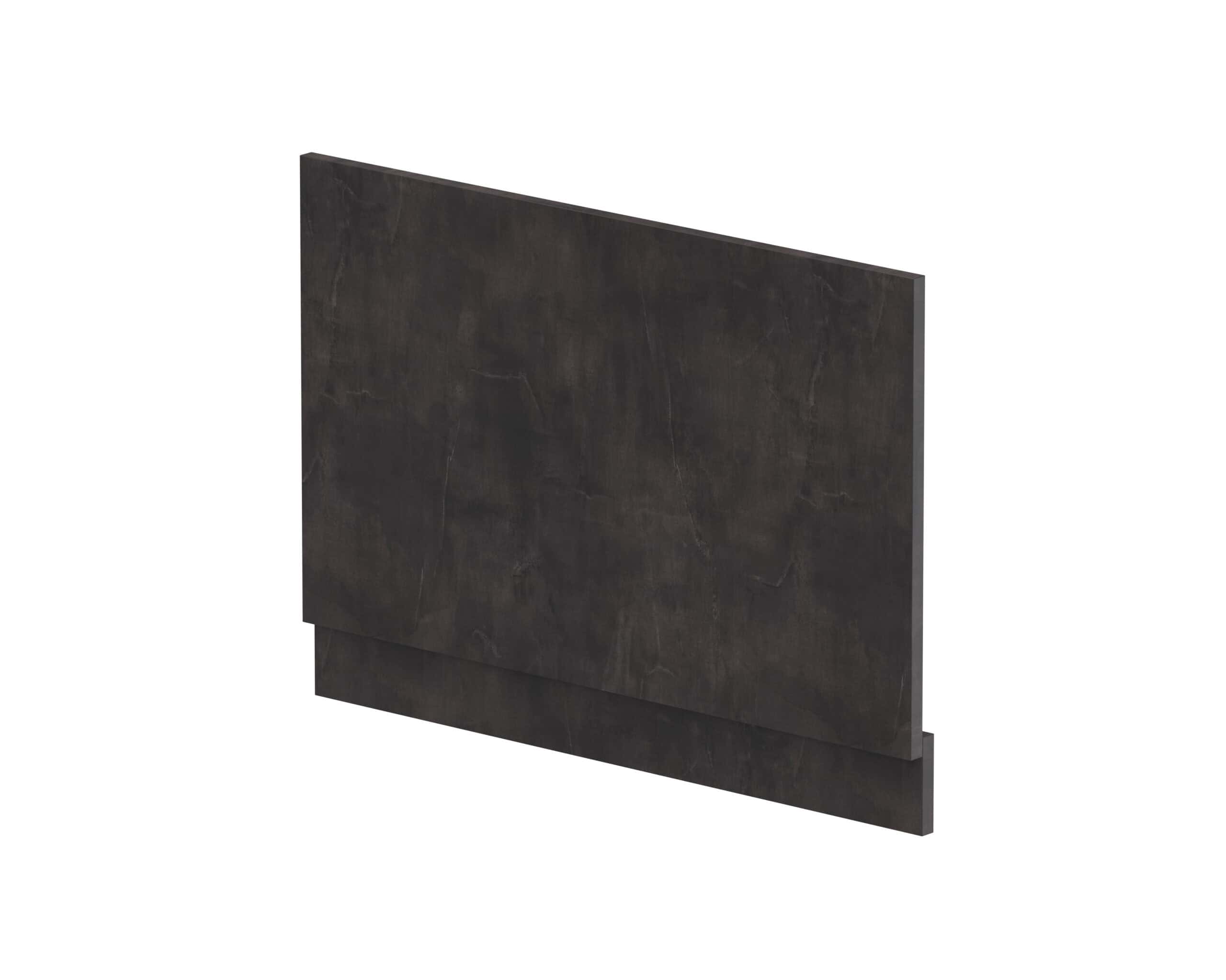 Sleek black bathroom radiator panel with modern matte finish, ideal for contemporary Bubly Bathrooms radiator designs.